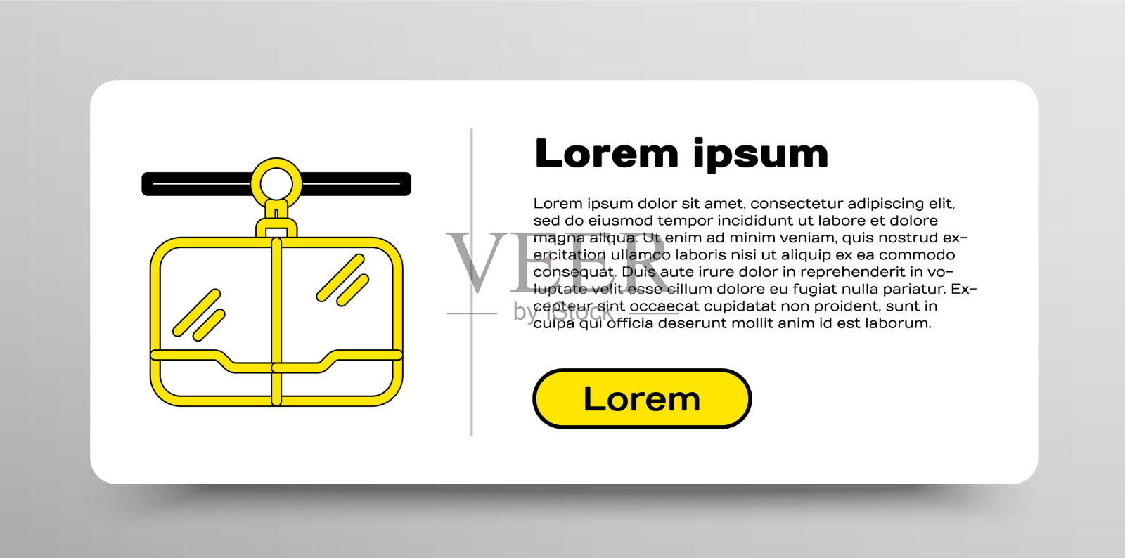 线路缆车图标孤立的白色背景插画图片素材