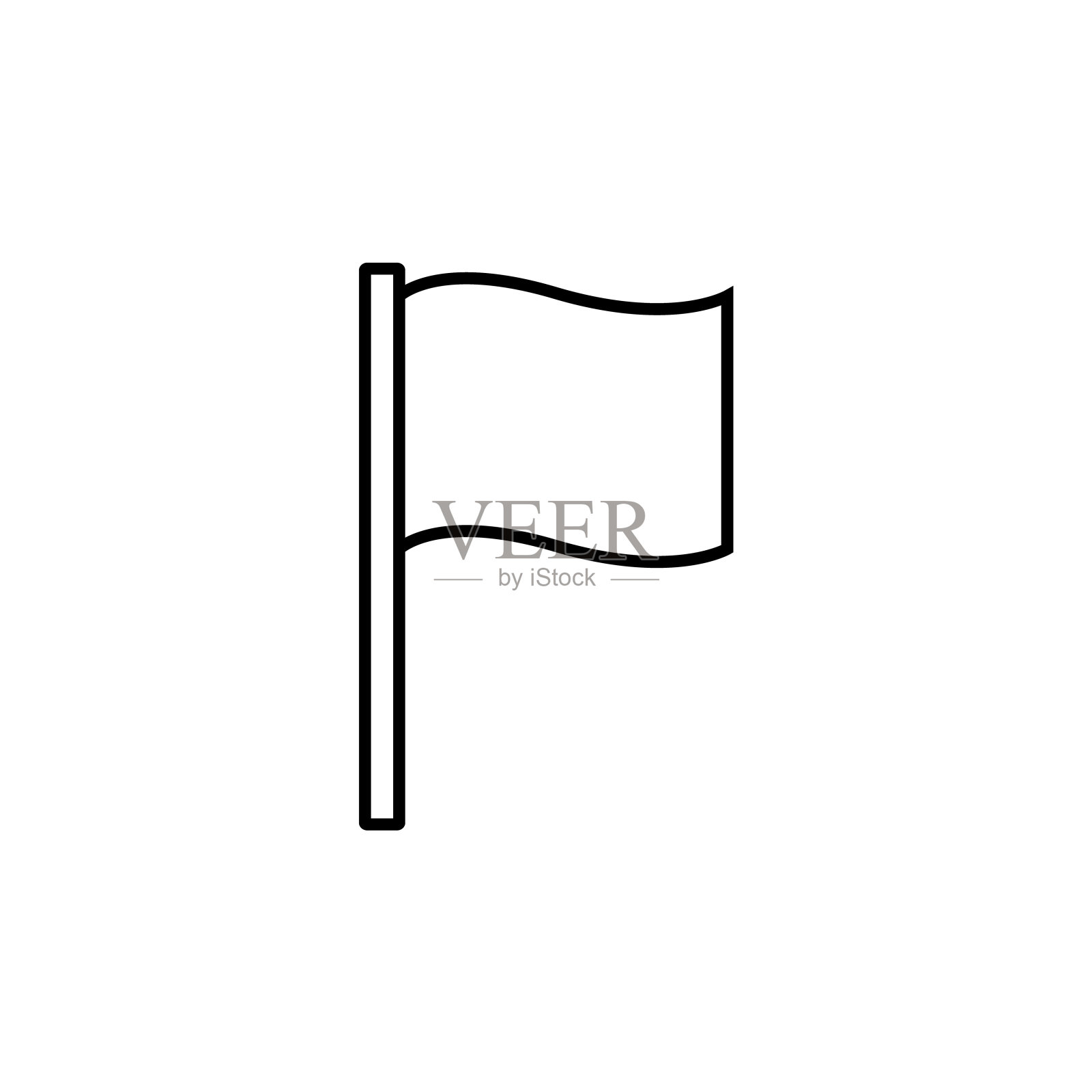 标志线图标，标志矢量插画图片素材