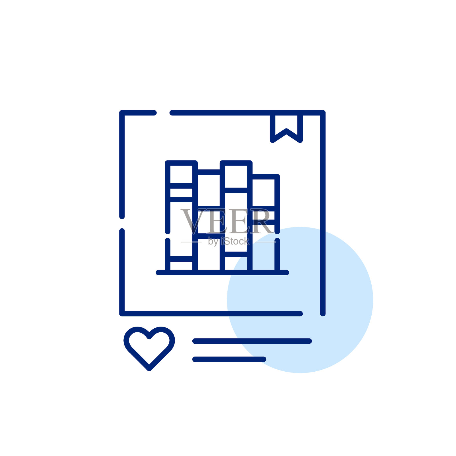 社交媒体上的书架帖子。电子图书馆和图书交换社区。像素完美，可编辑的笔画图标插画图片素材