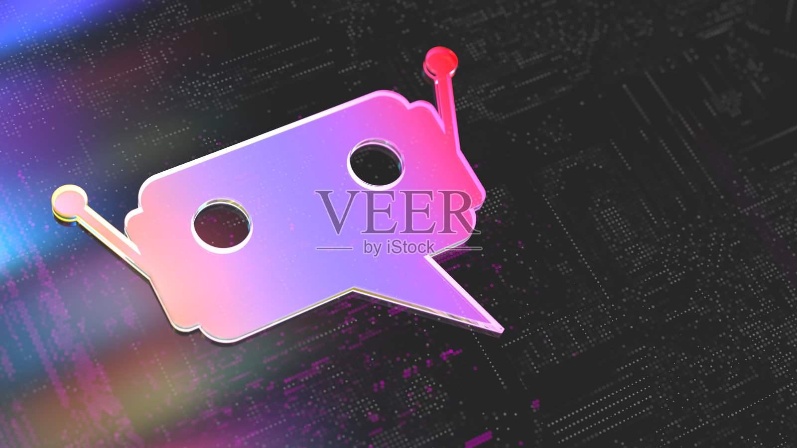 AI聊天机器人——人工智能的数字概念照片摄影图片