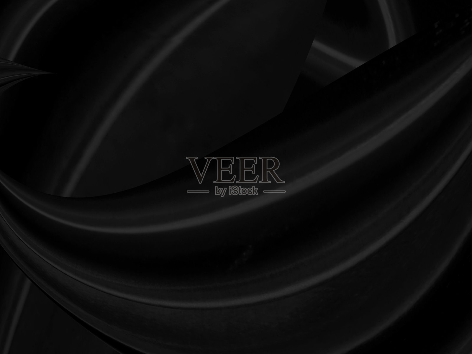 美丽纺织品抽象柔软面料黑色光滑曲线时尚矩阵形状装饰背景照片摄影图片