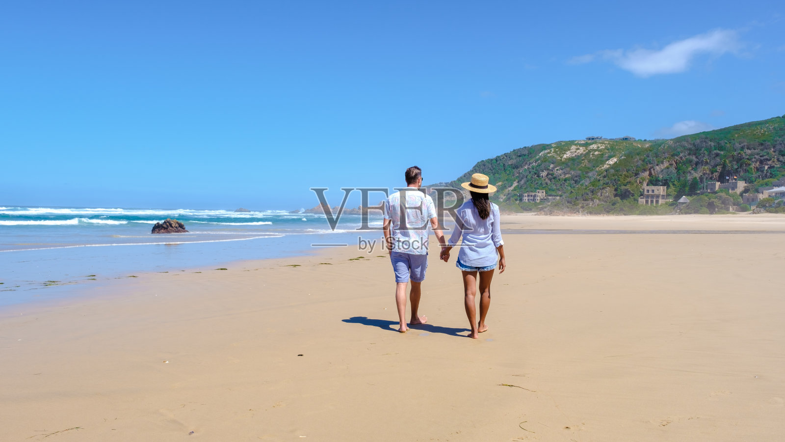 Noetziestrand Knysna，南非。南非西开普省克尼斯纳海滩照片摄影图片