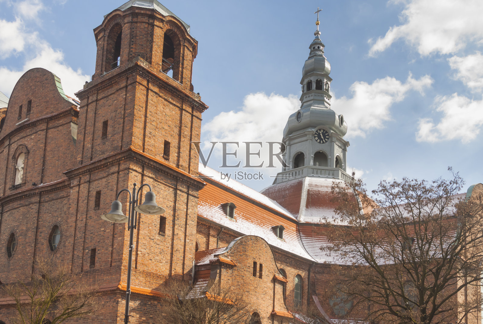 波兰，上西里西亚，卡托维兹，尼基佐维茨公司镇照片摄影图片