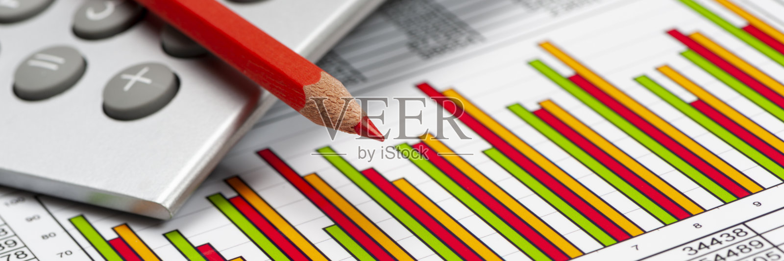 商务，金融，经济，计算和图表照片摄影图片