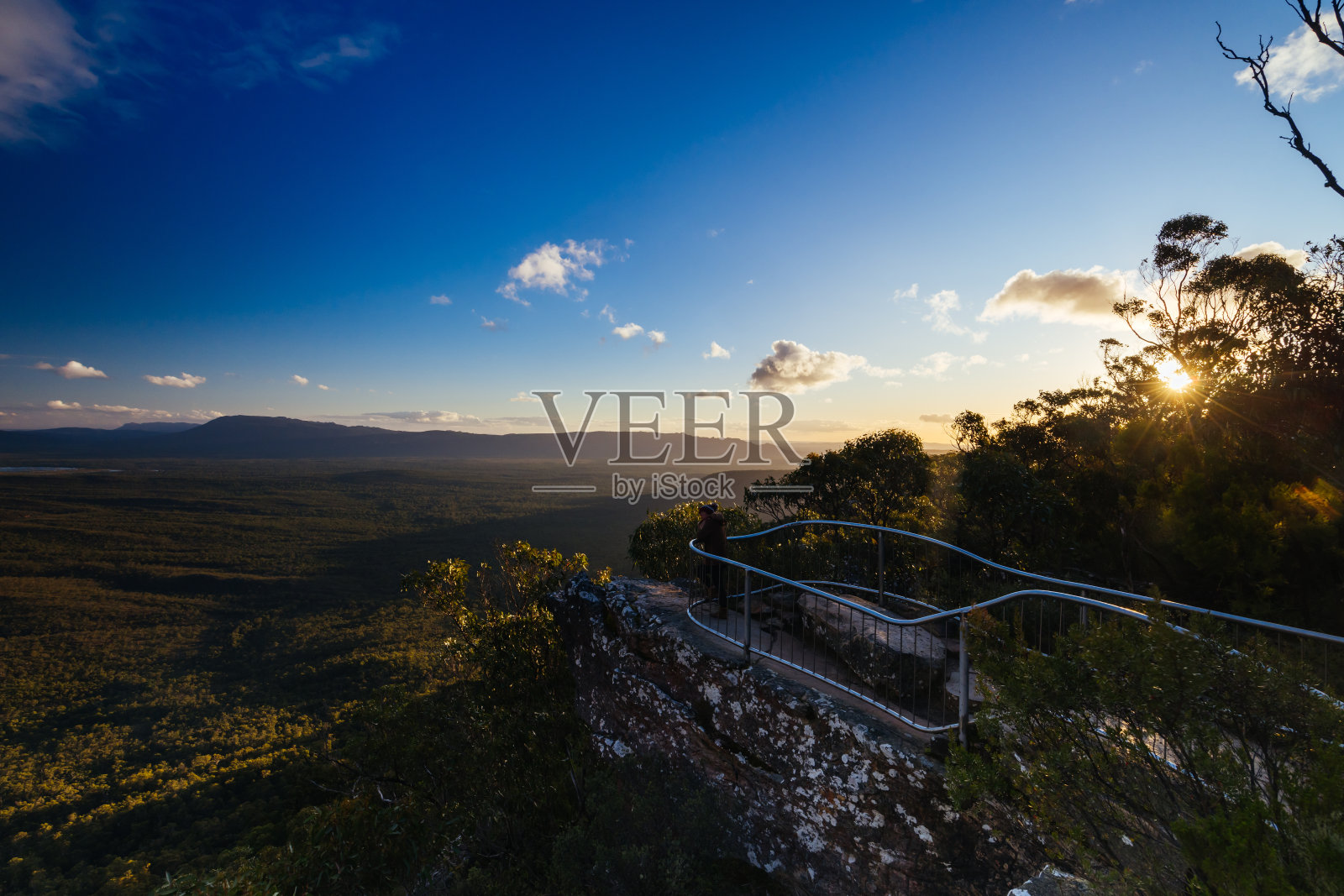 澳大利亚格兰屏的芦苇瞭望台照片摄影图片