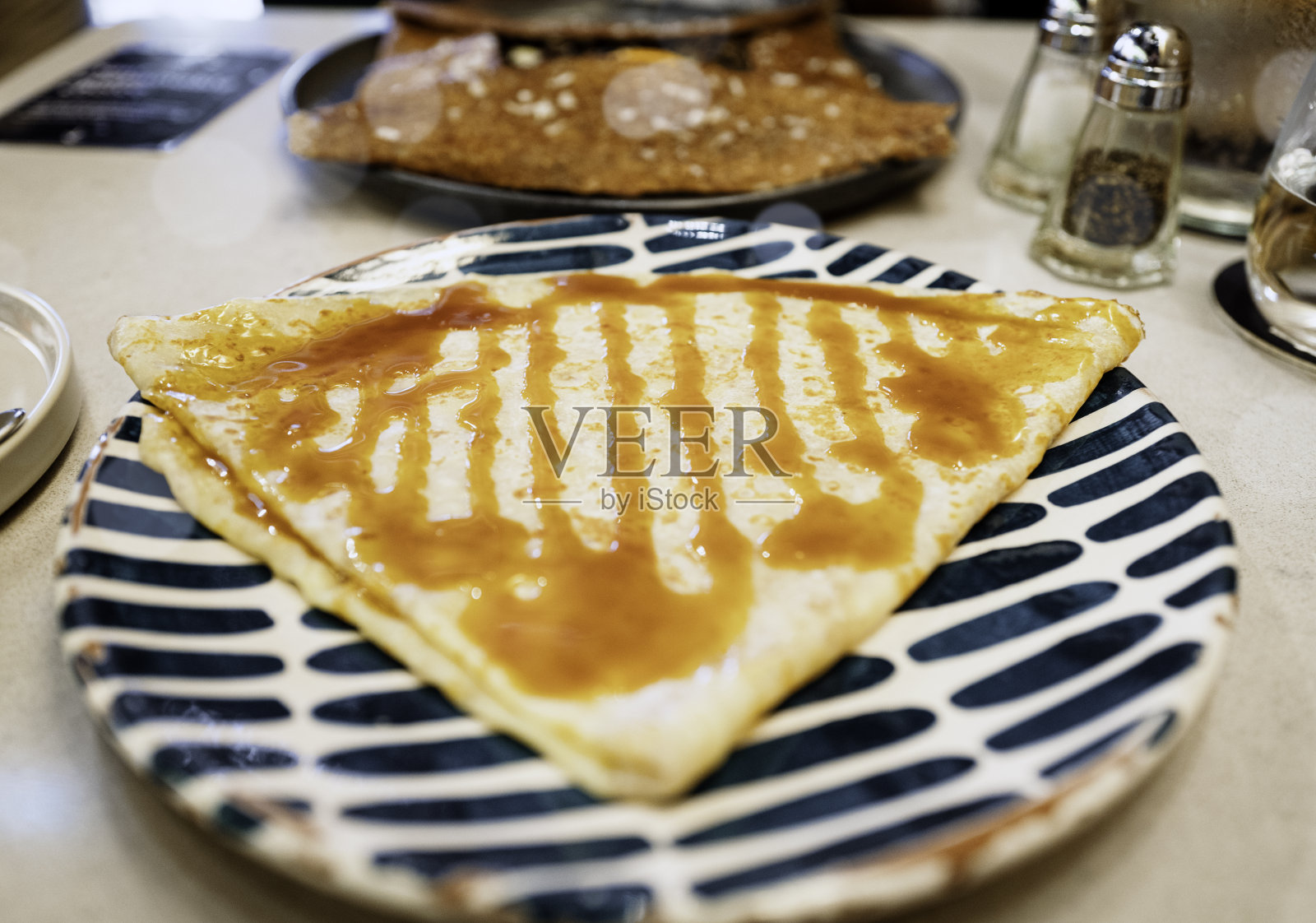 法式黑纱-咸焦糖照片摄影图片