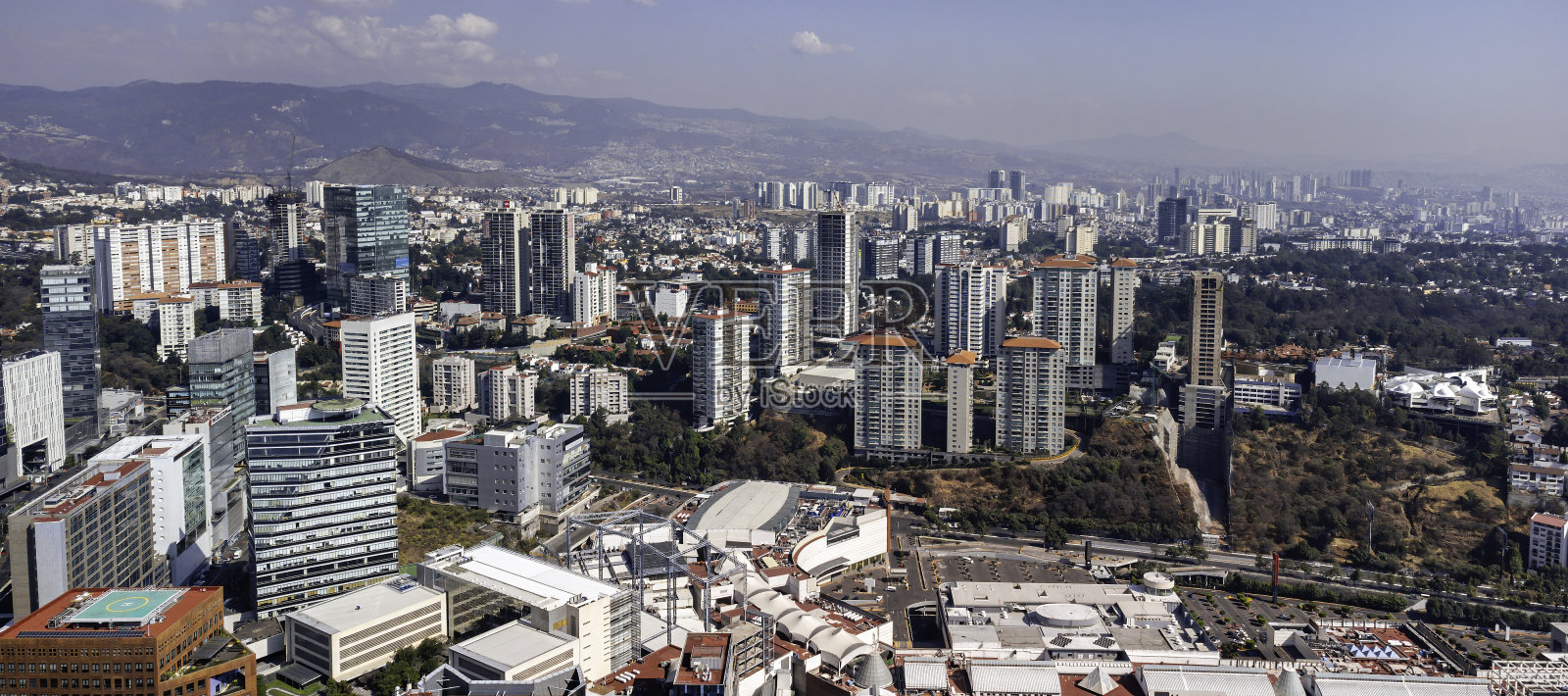 墨西哥城的摩天大楼照片摄影图片