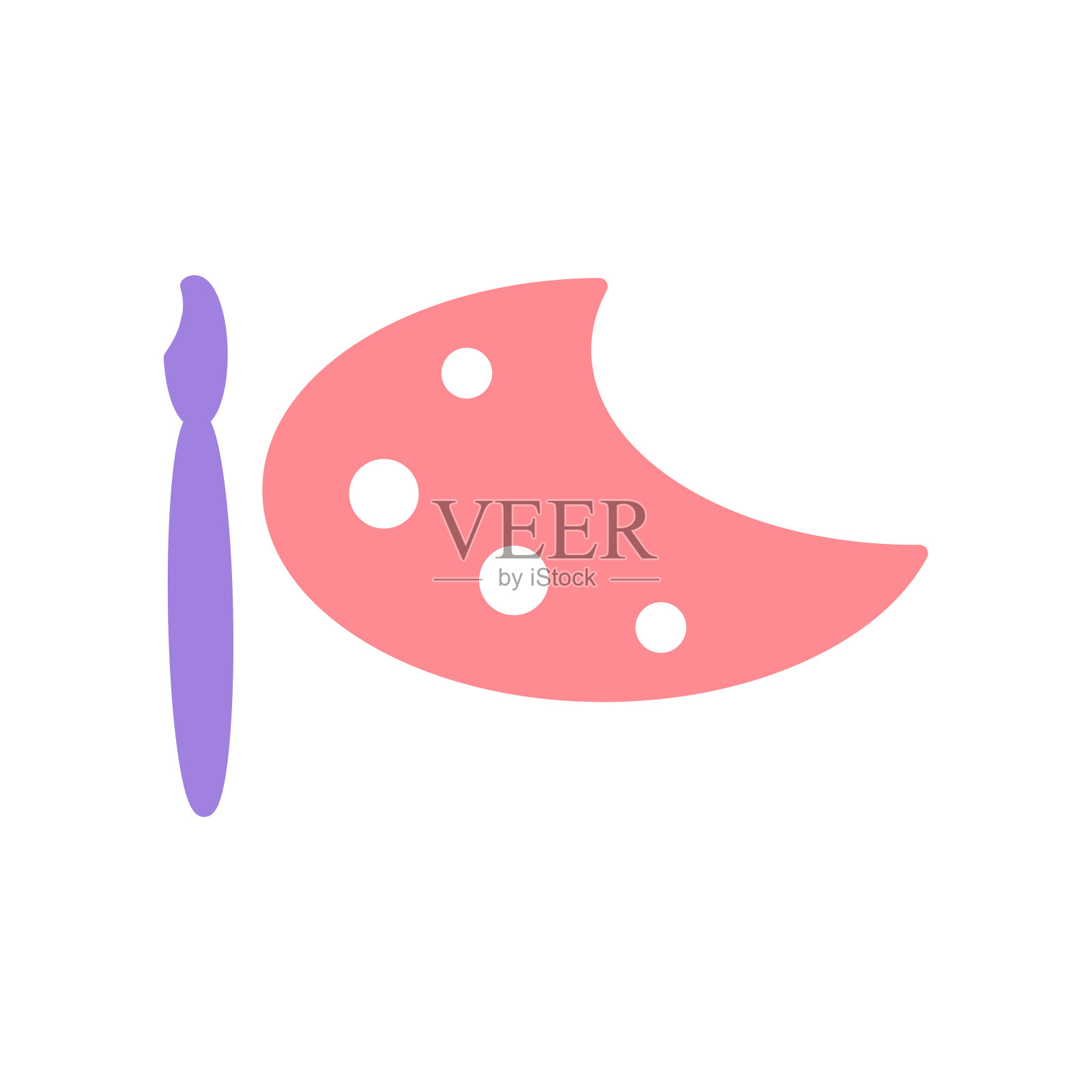 平面彩色板图标符号矢量插图插画图片素材