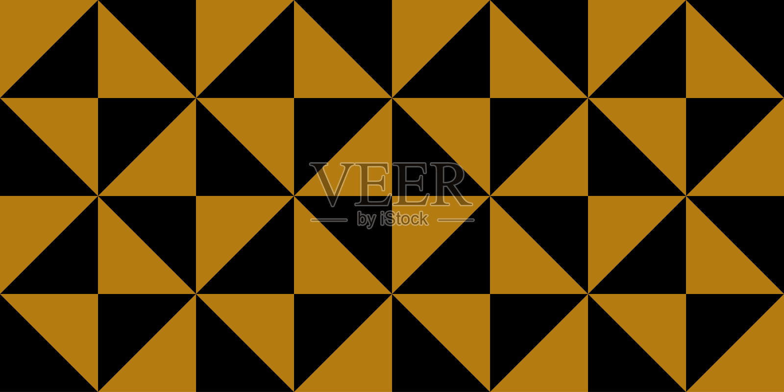 几何无缝图案与三角形。现代欧普艺术抽象背景。插画图片素材