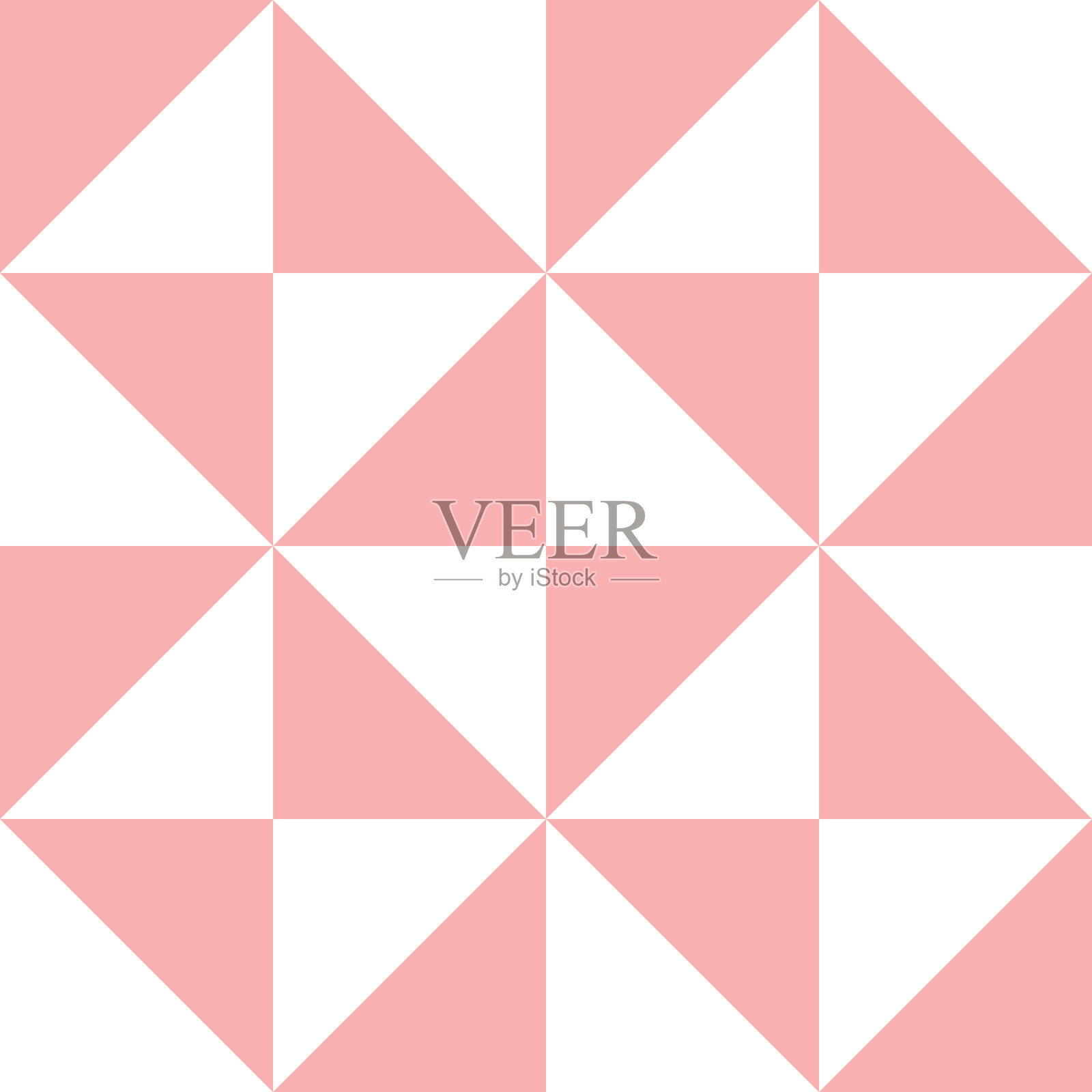 几何无缝图案与三角形。现代欧普艺术抽象背景。插画图片素材