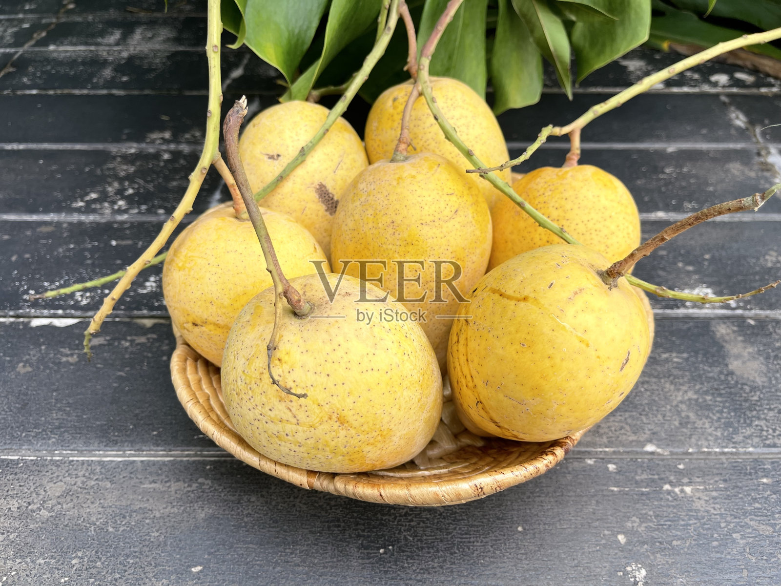 一堆新鲜芒果，热带水果健康饮食照片摄影图片