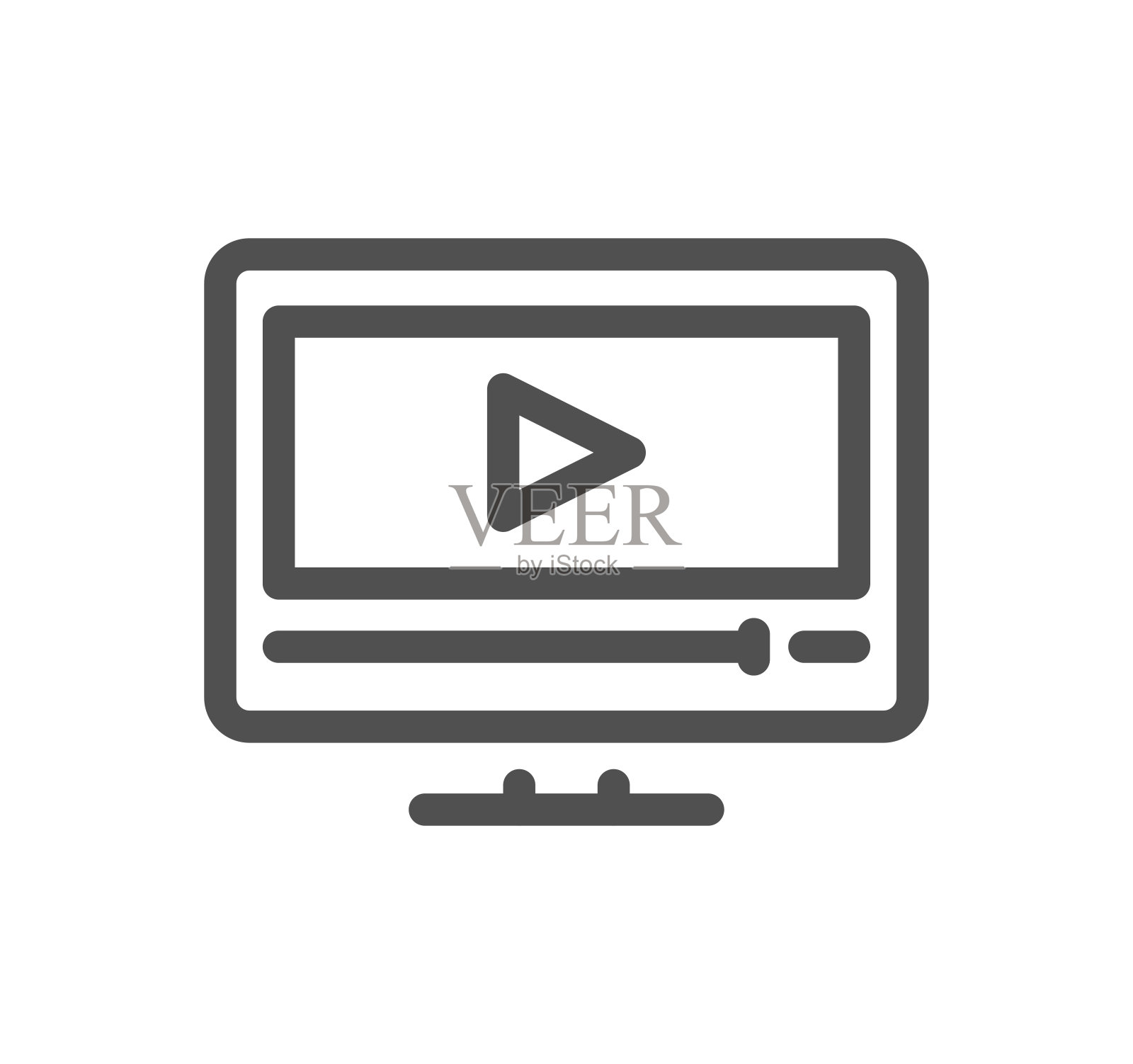 在线教育相关图标。插画图片素材