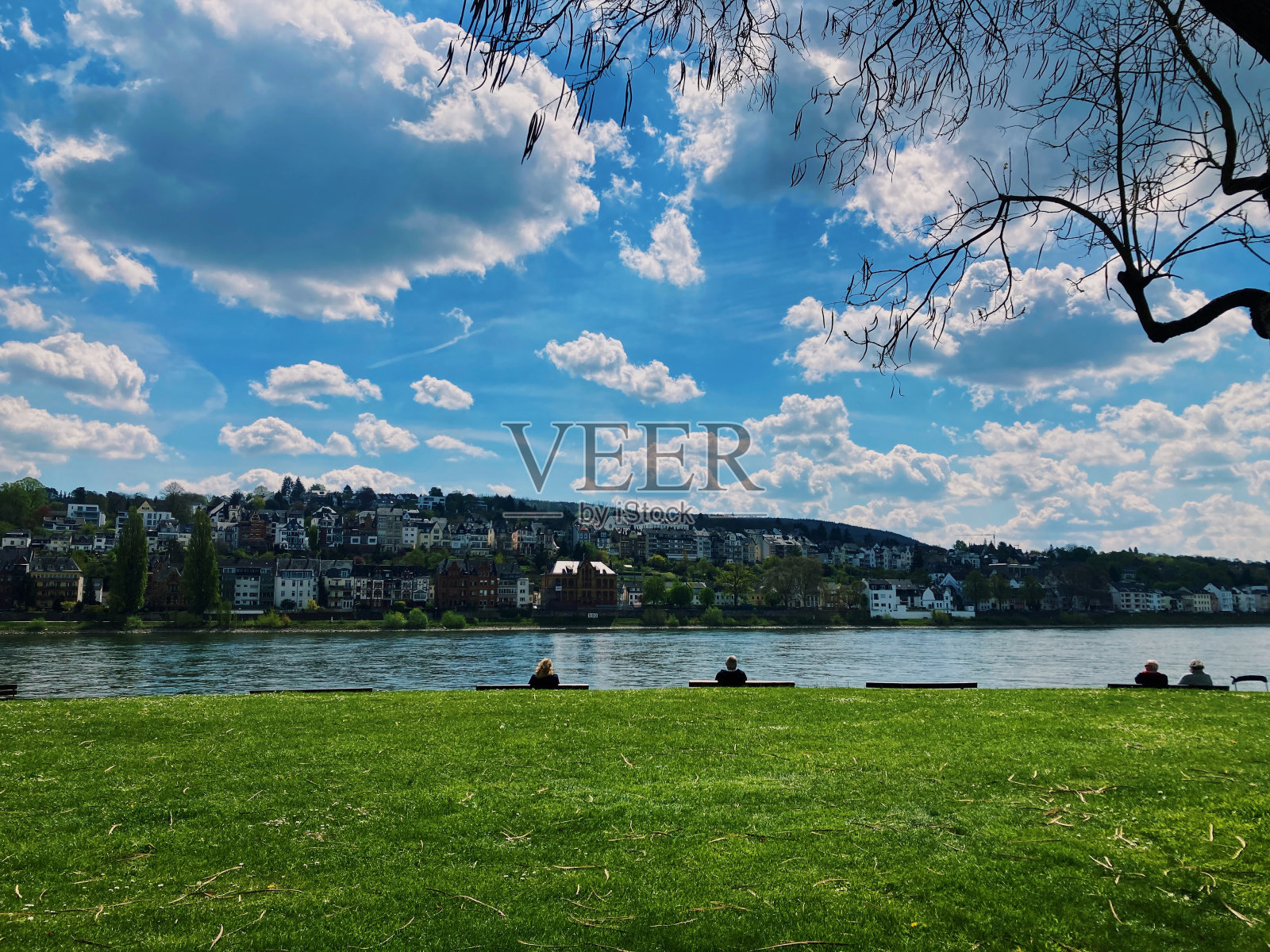 科布伦茨的河照片摄影图片