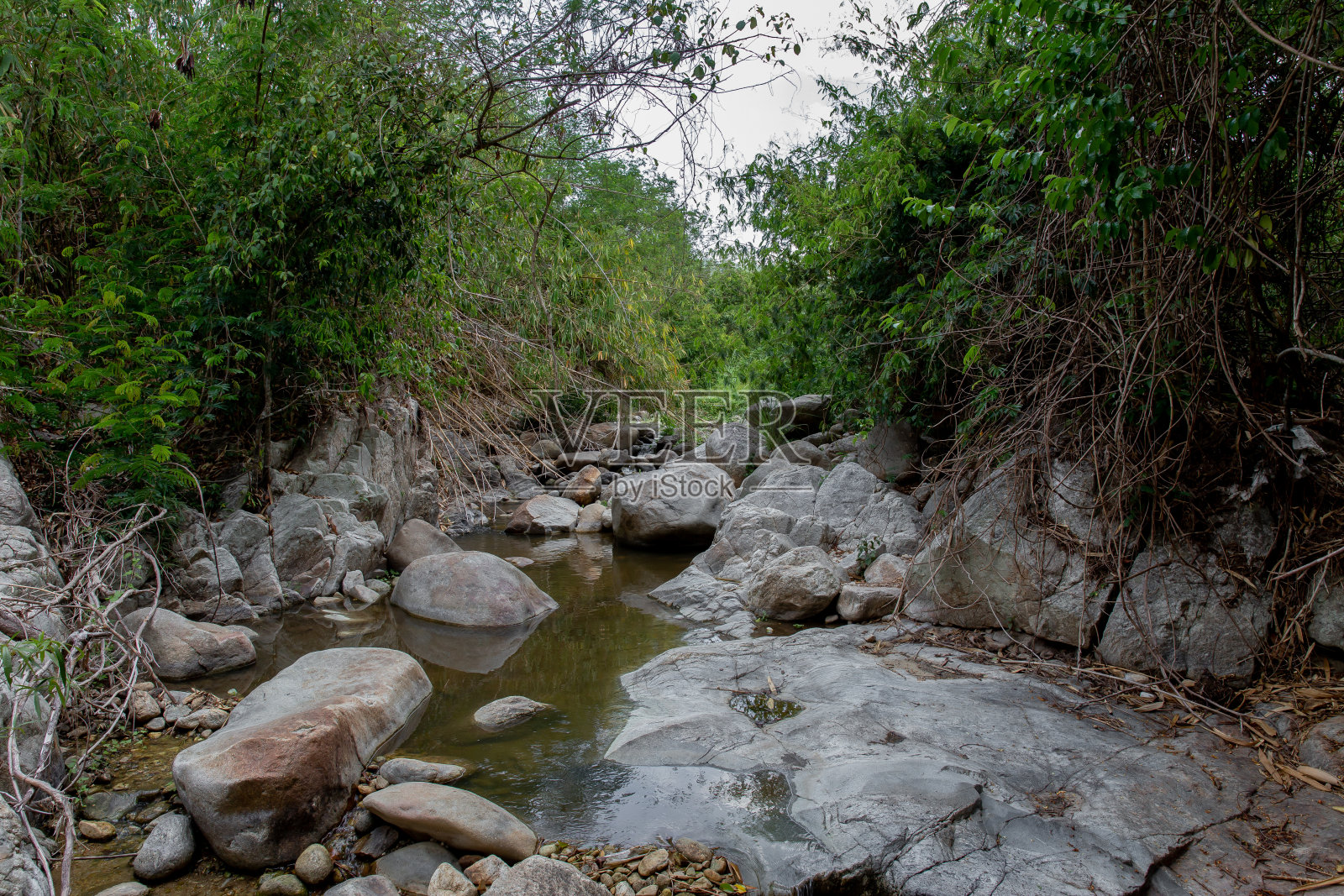 美丽的自然，巨石-岩石，彩色图像，森林，淡水照片摄影图片