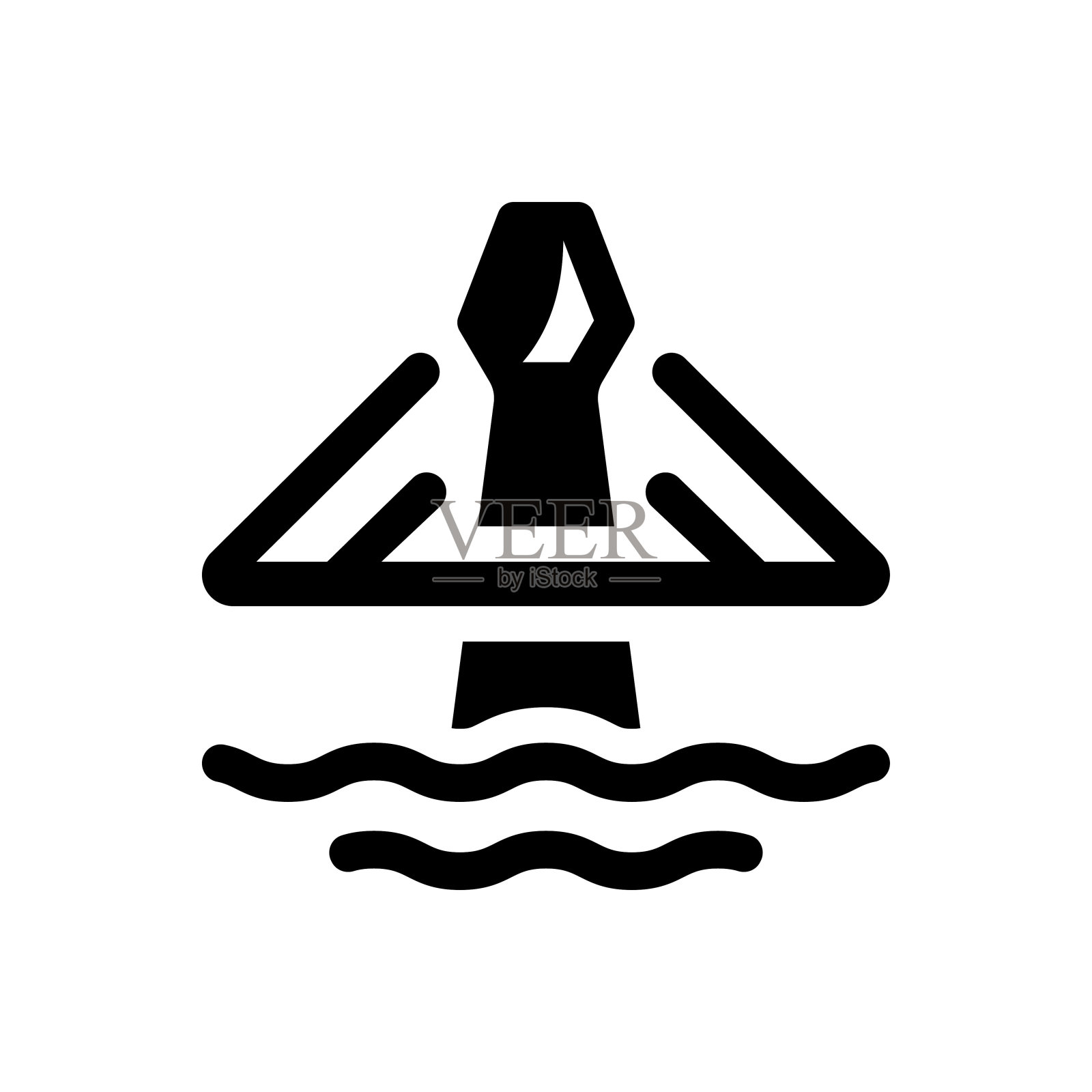 桥的图标插画图片素材