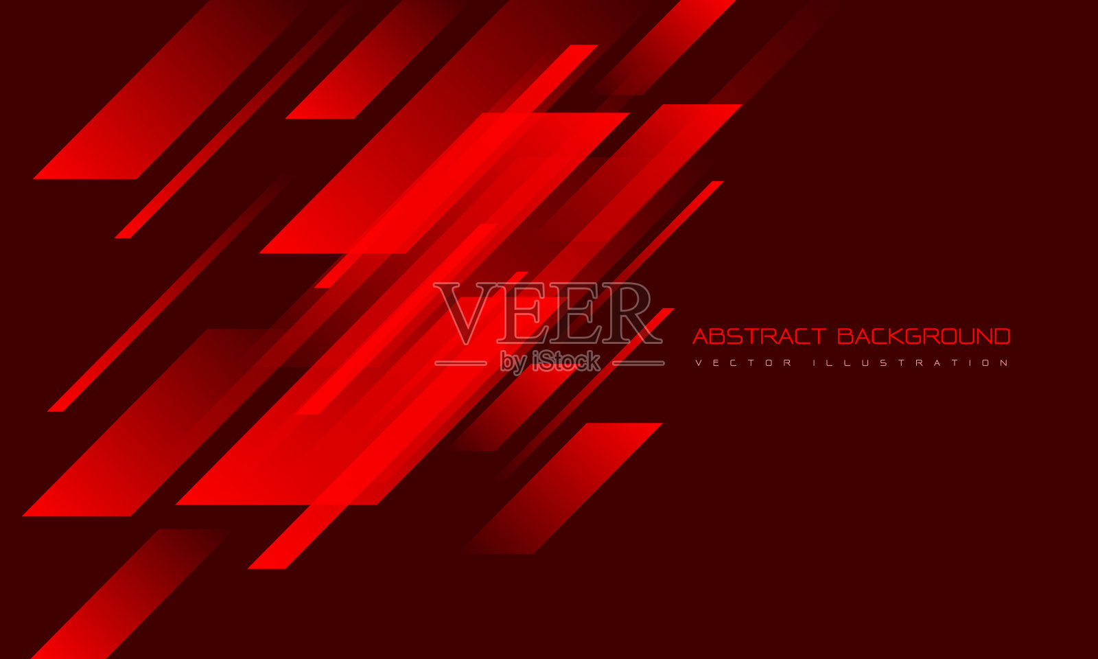 抽象红色几何速度动态与空白空间设计现代科技未来的创意背景向量插画图片素材