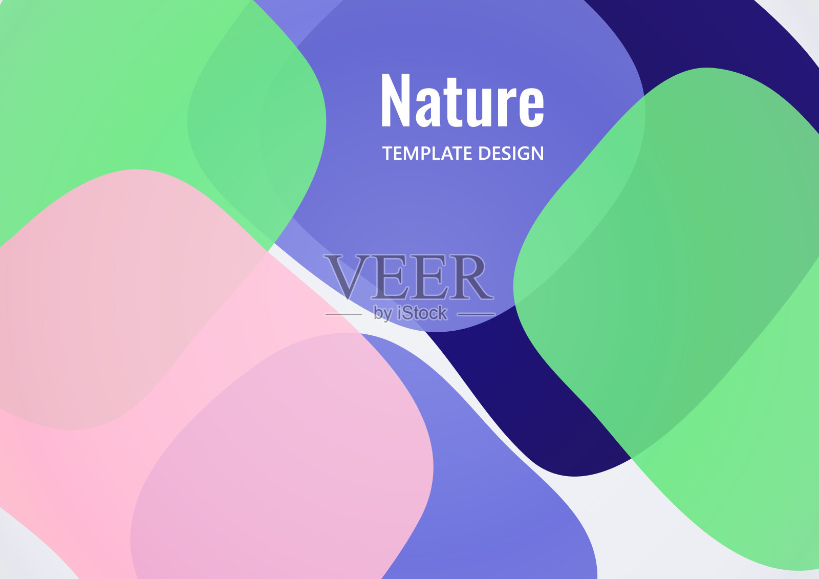 几何构图与透明覆盖的彩色圆形，方形形状。向量。插画图片素材