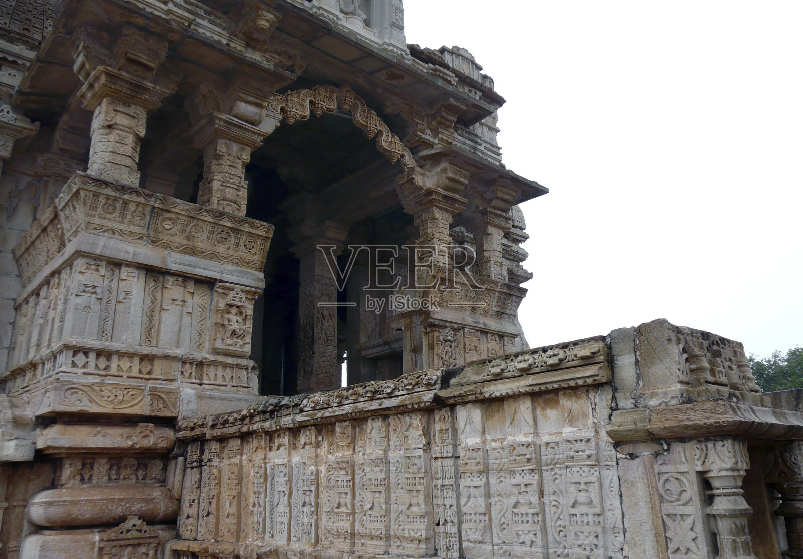 印度奇托加尔堡的寺庙照片摄影图片