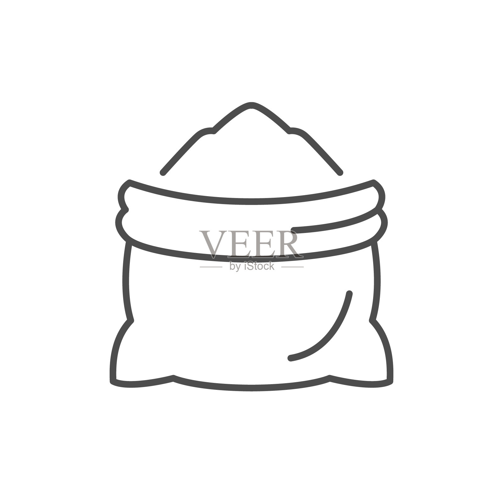 散装产品袋线图标插画图片素材