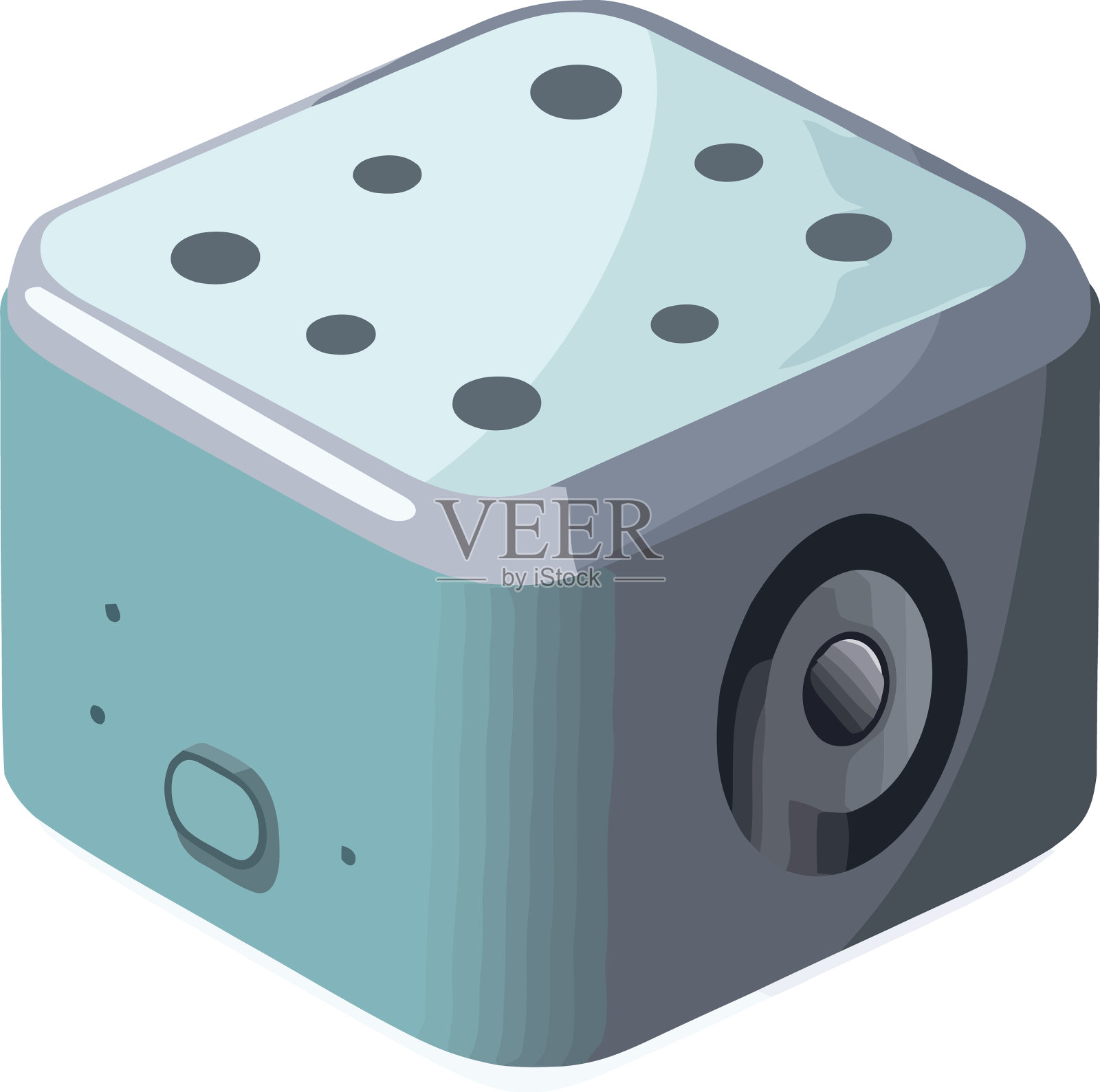 智能音箱图标插画图片素材