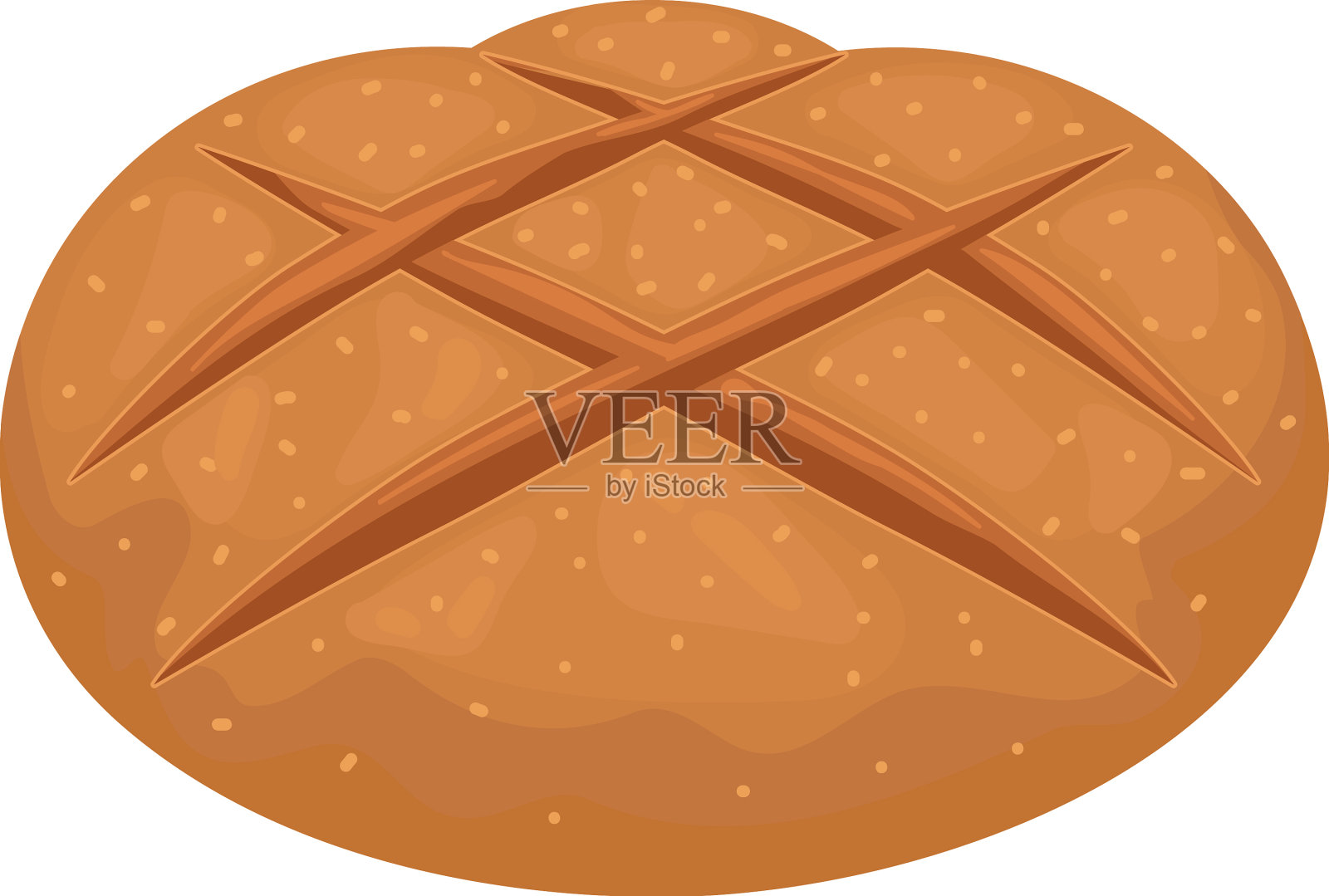 全麦面包图标设计元素图片