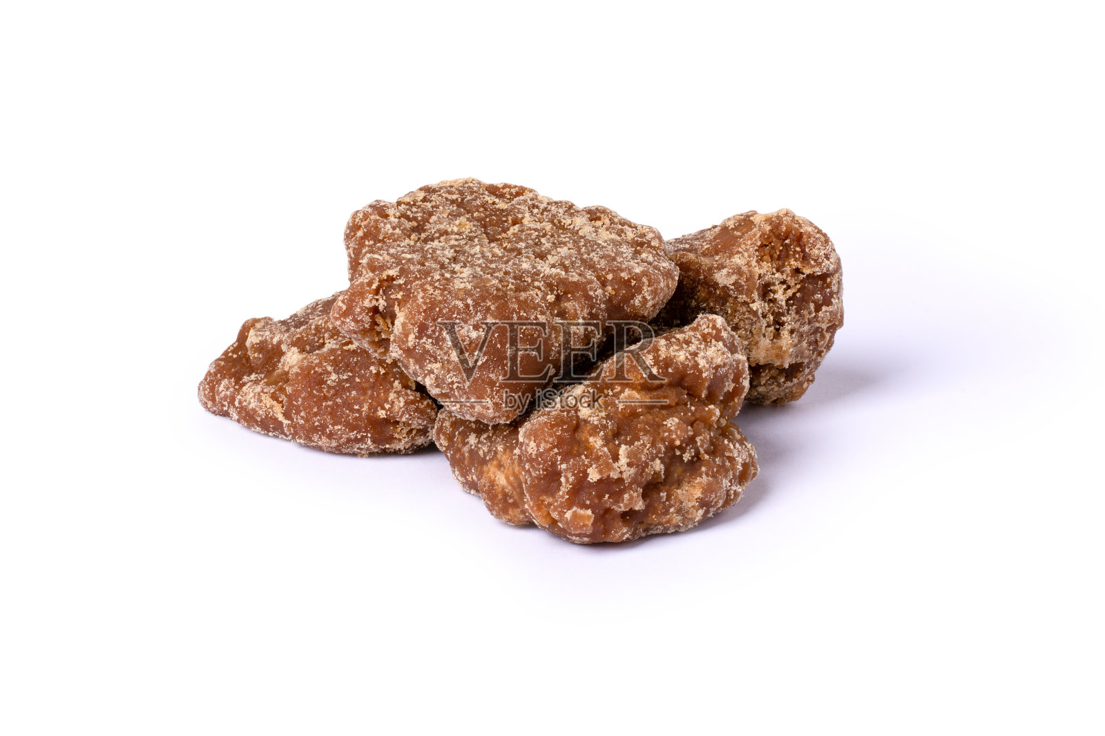 红糖分离于白糖上照片摄影图片