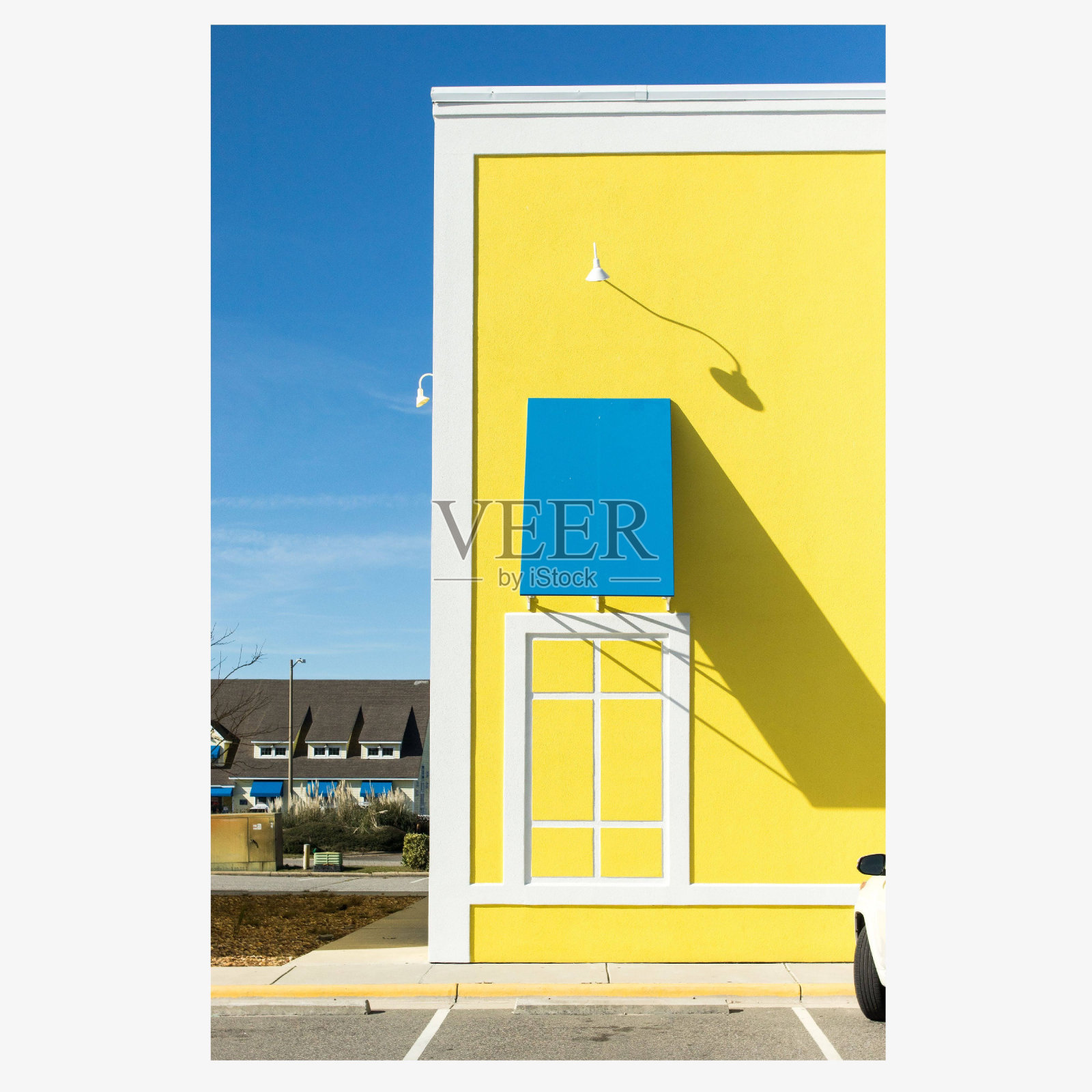 黄色的房子照片摄影图片