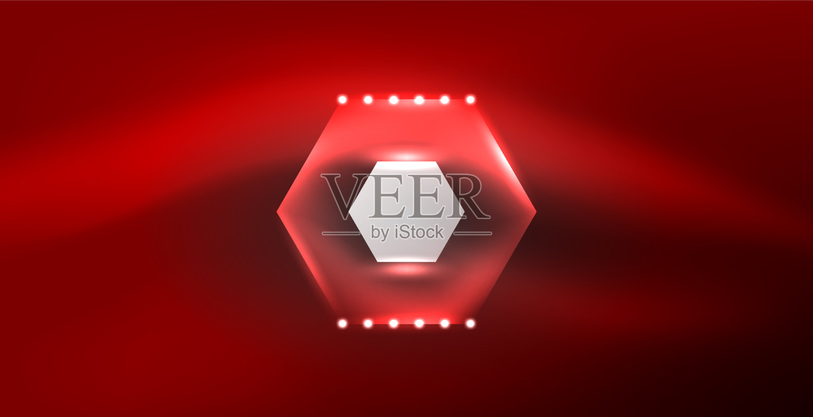 霓虹六边形背景高科技设计插画图片素材