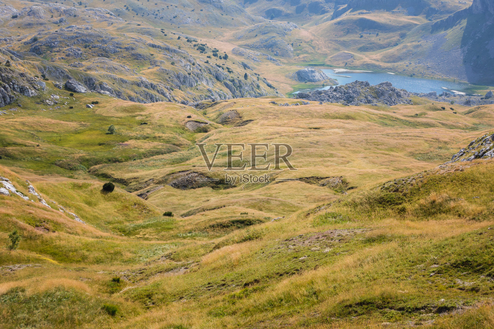 夏季的高山景观照片摄影图片