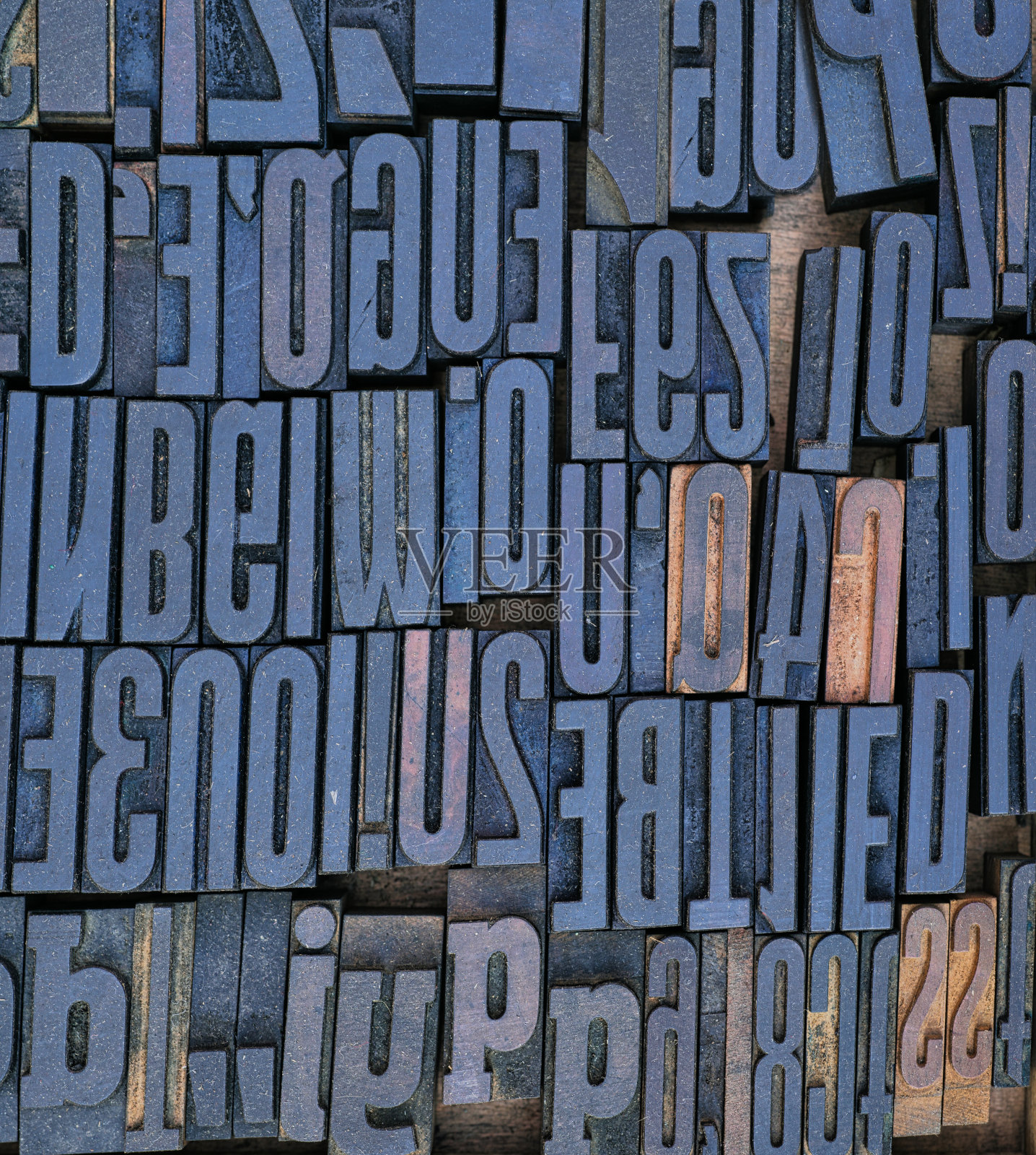 古代印刷用字母照片摄影图片