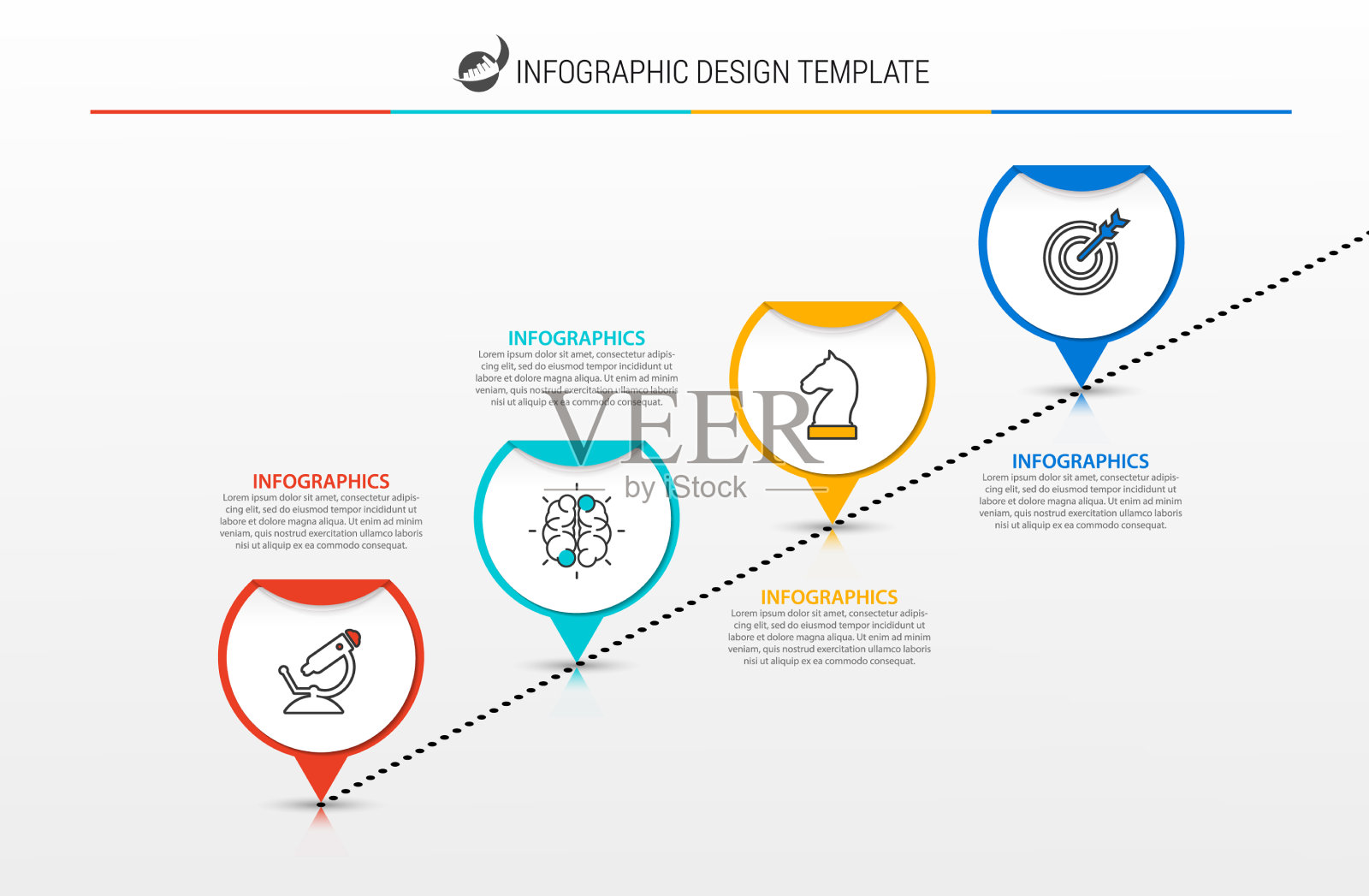 信息图设计的创意理念与模板插画图片素材