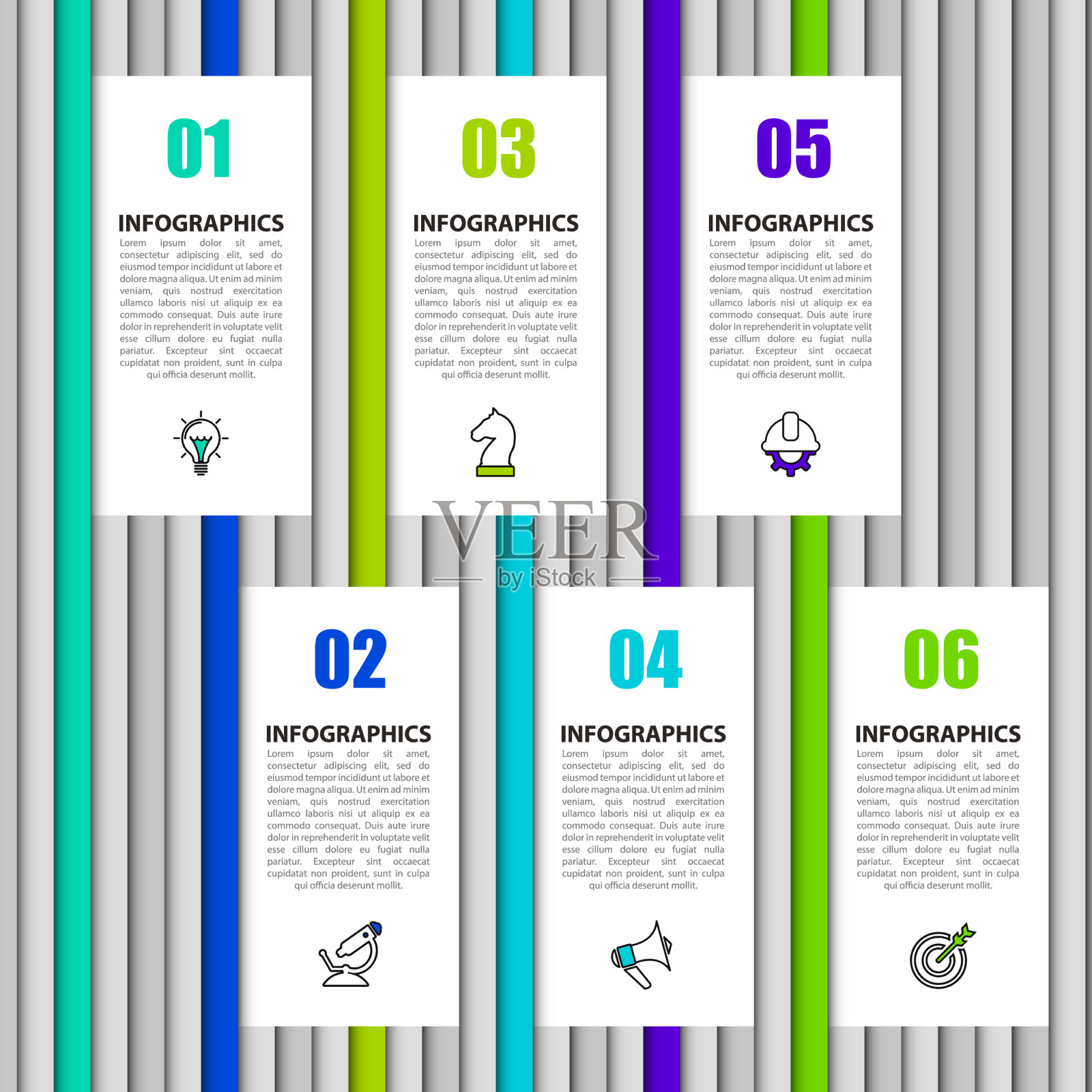 信息图设计的创意理念与模板插画图片素材