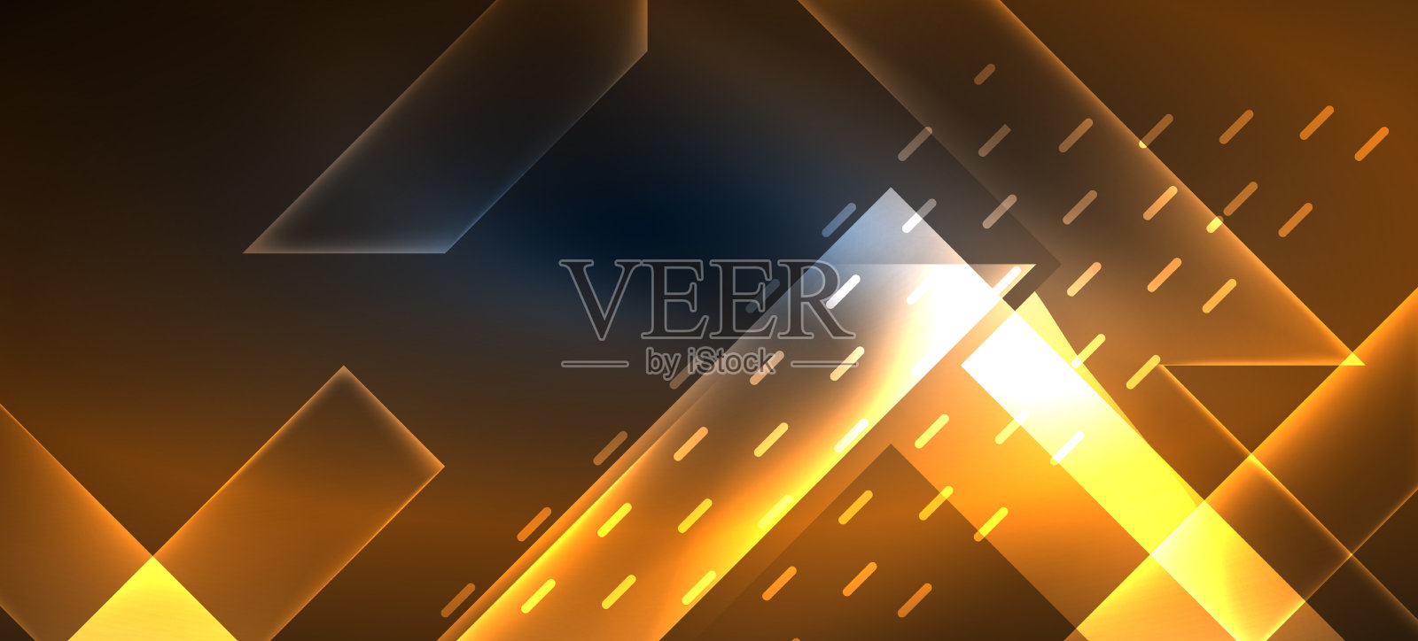 背景壁纸霓虹发光的线条和插画图片素材