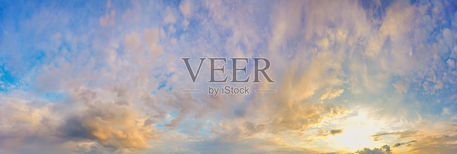 全景戏剧性的天空背景照片摄影图片