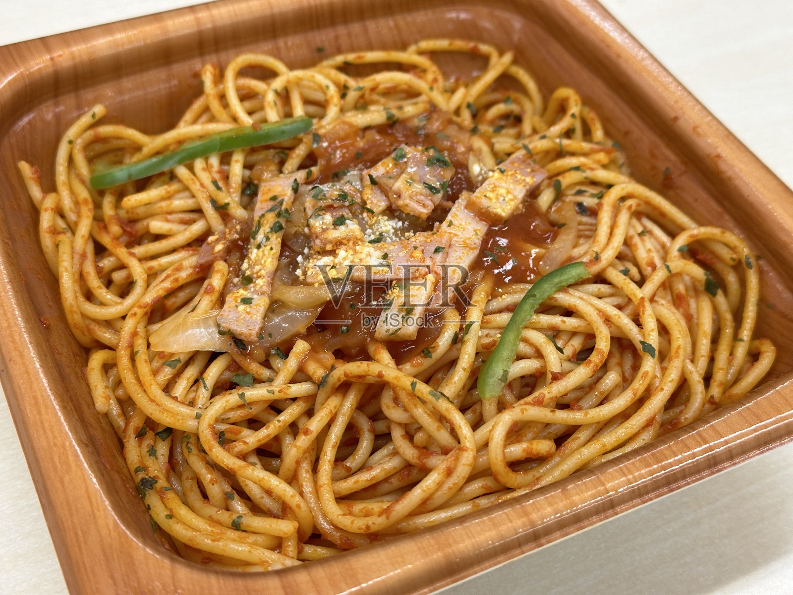 那不勒斯面食便当照片摄影图片