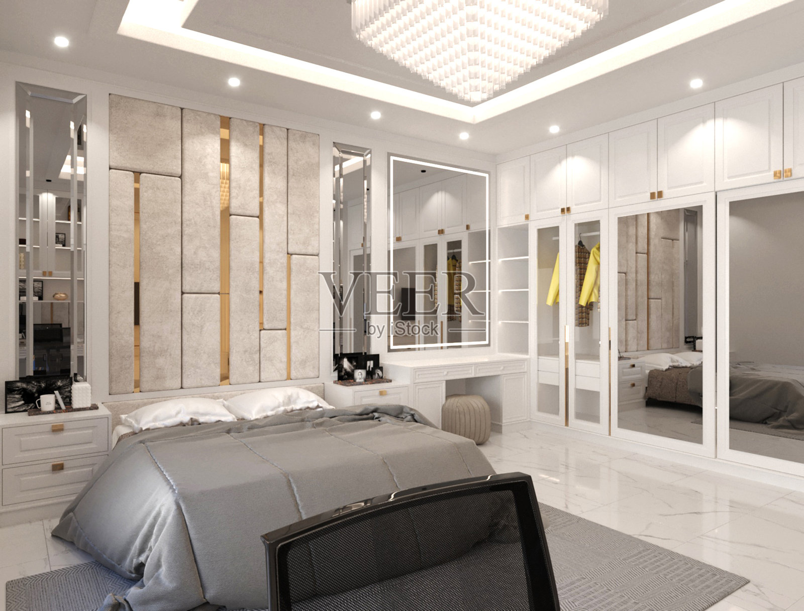 卧室照片摄影图片