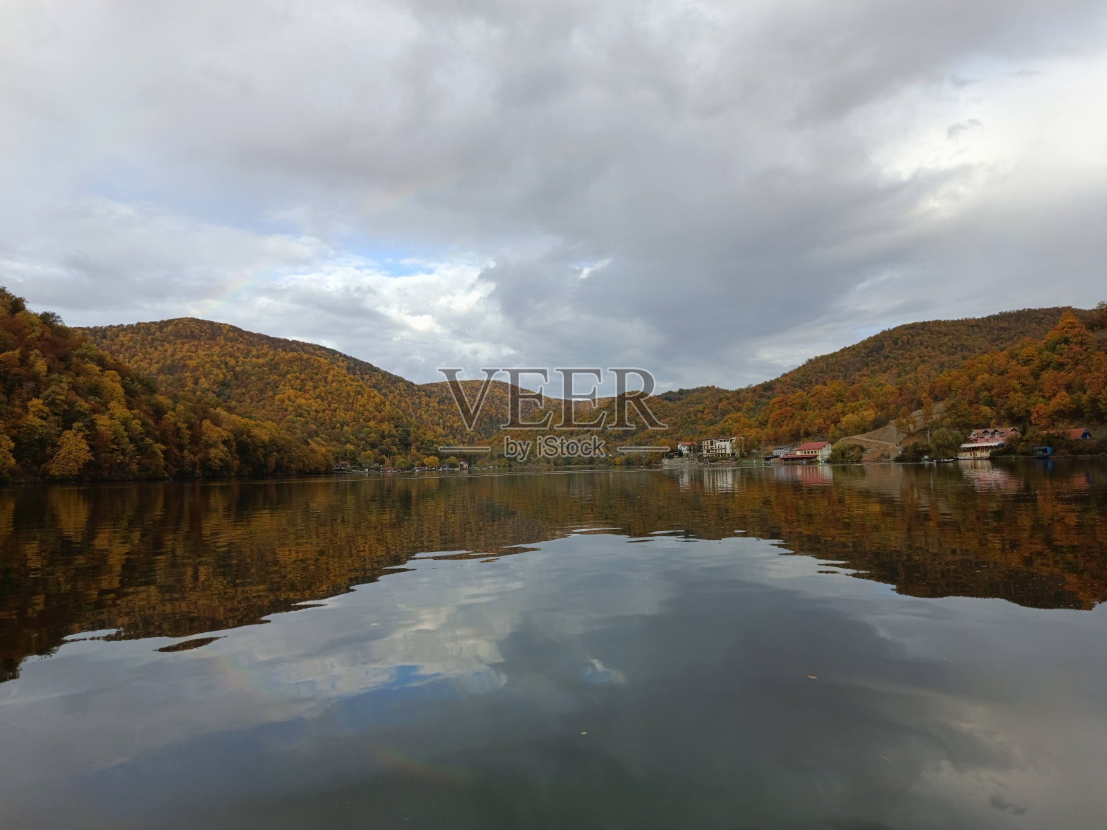 罗马尼亚的多瑙河，照片摄影图片
