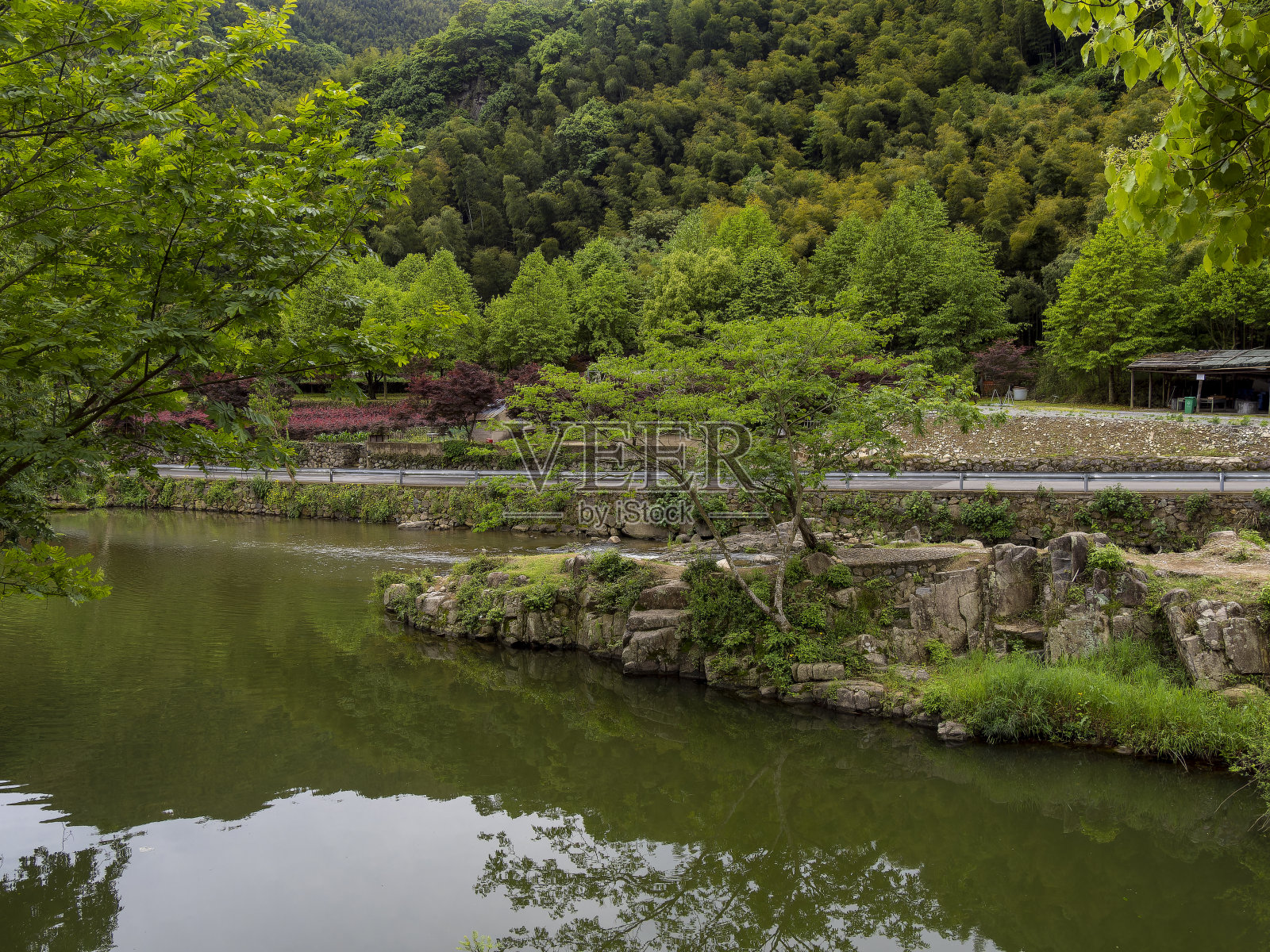 余姚中村风景区照片摄影图片