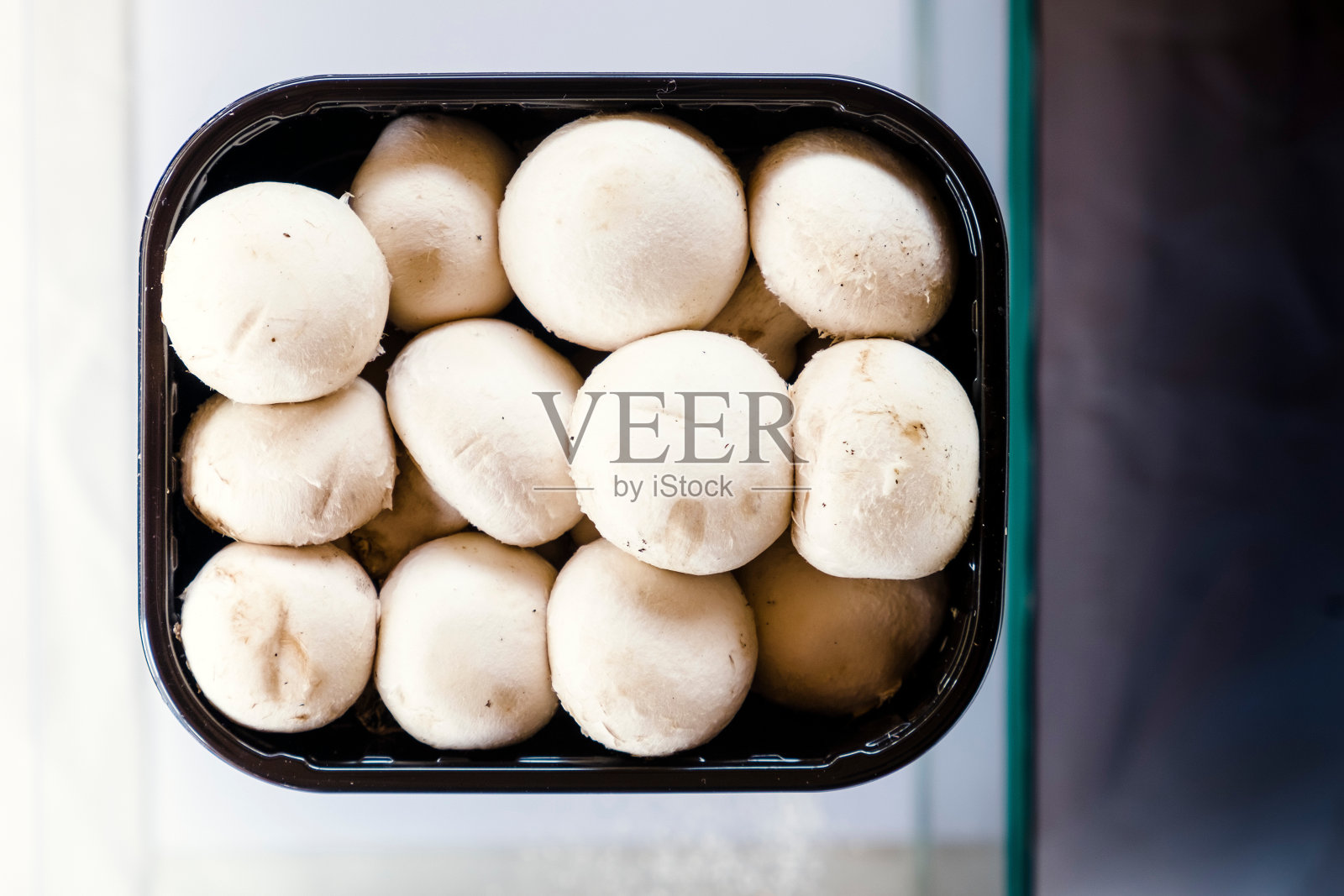 蘑菇镜头的正上方照片摄影图片