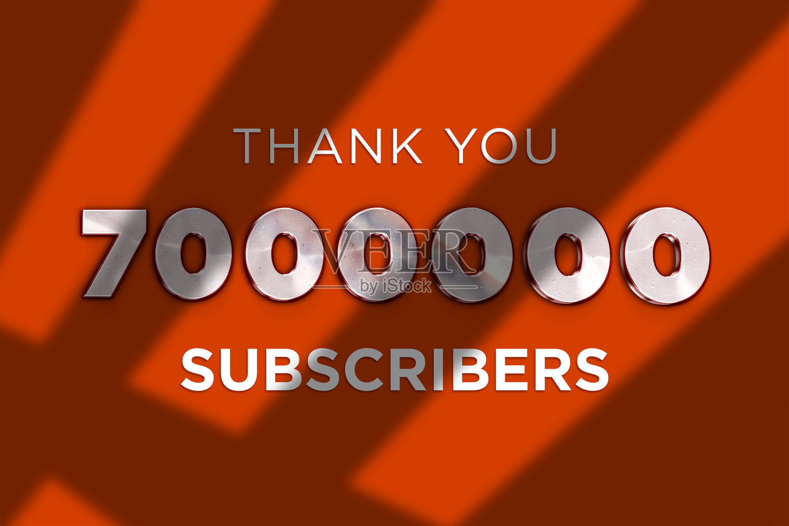 700万用户庆祝迎贺横幅与品牌会徽设计插画图片素材