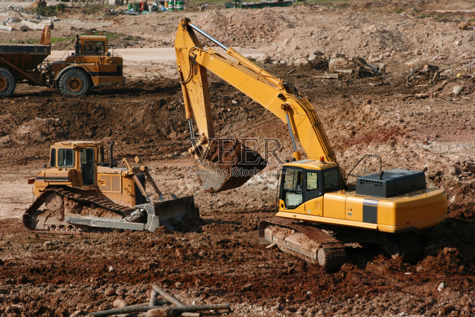 采掘设备照片摄影图片