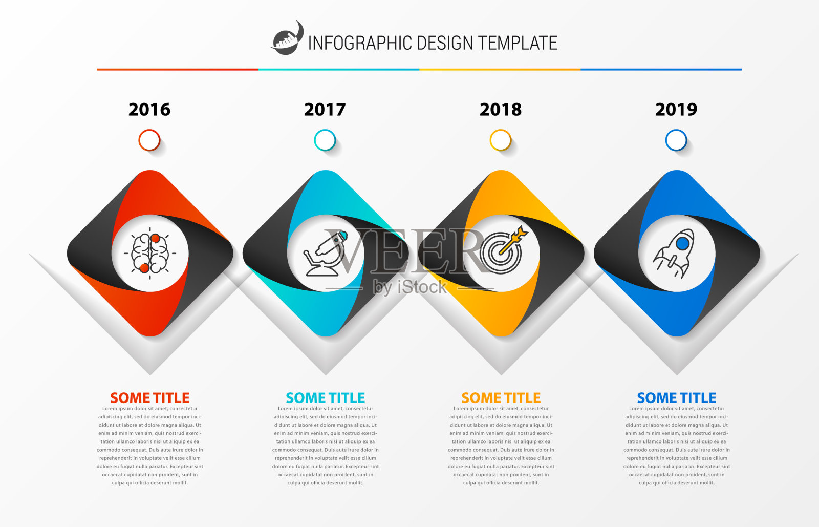 信息图设计的创意理念与模板插画图片素材