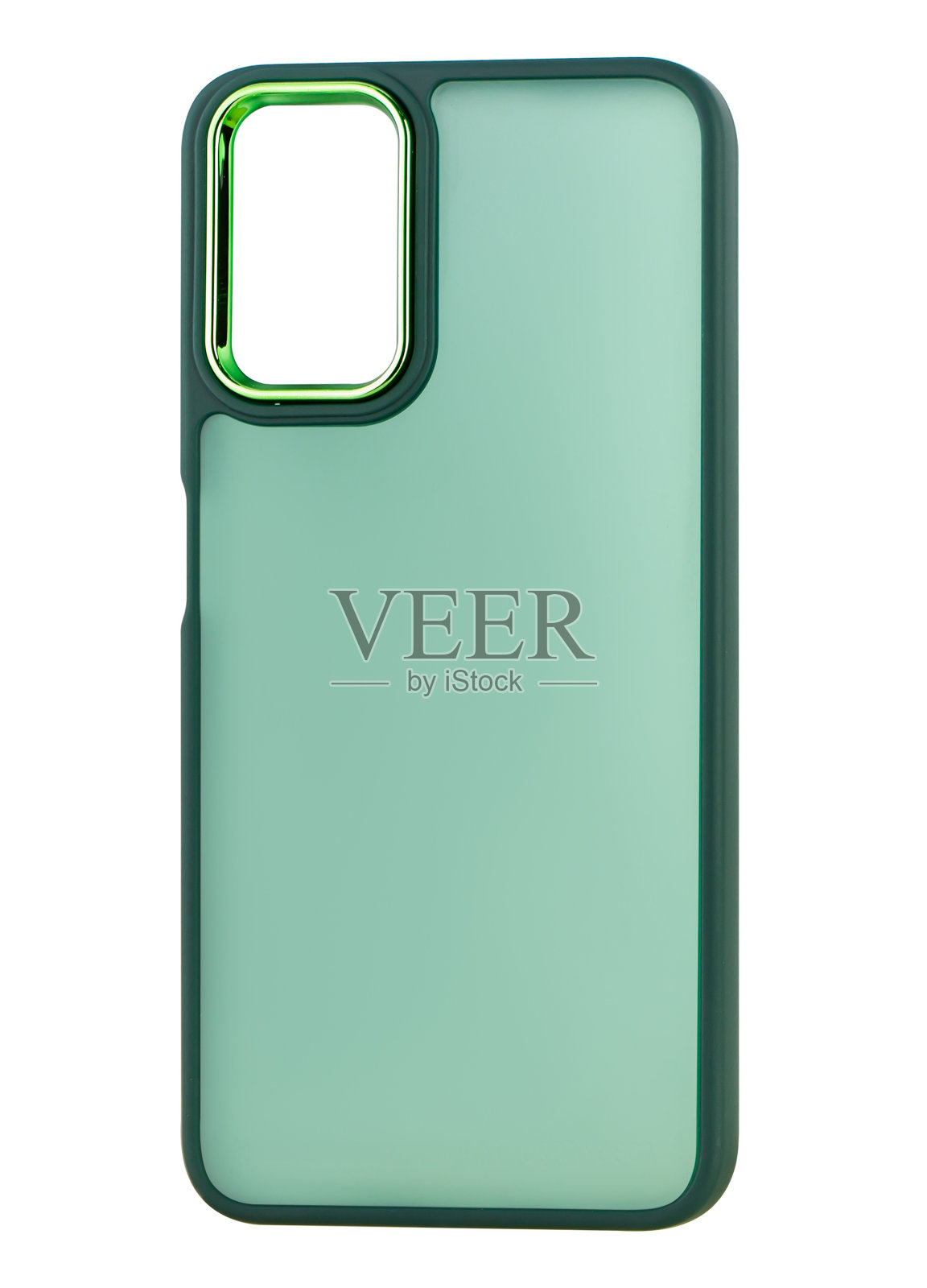 硅胶手机壳，绝缘白色背景照片摄影图片