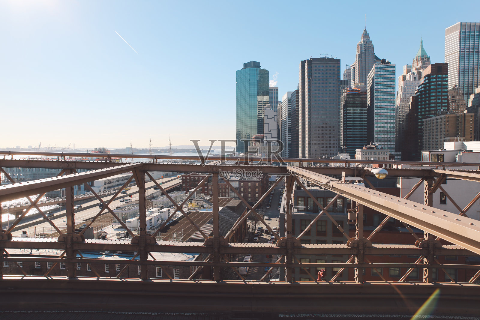悬索桥景观照片摄影图片