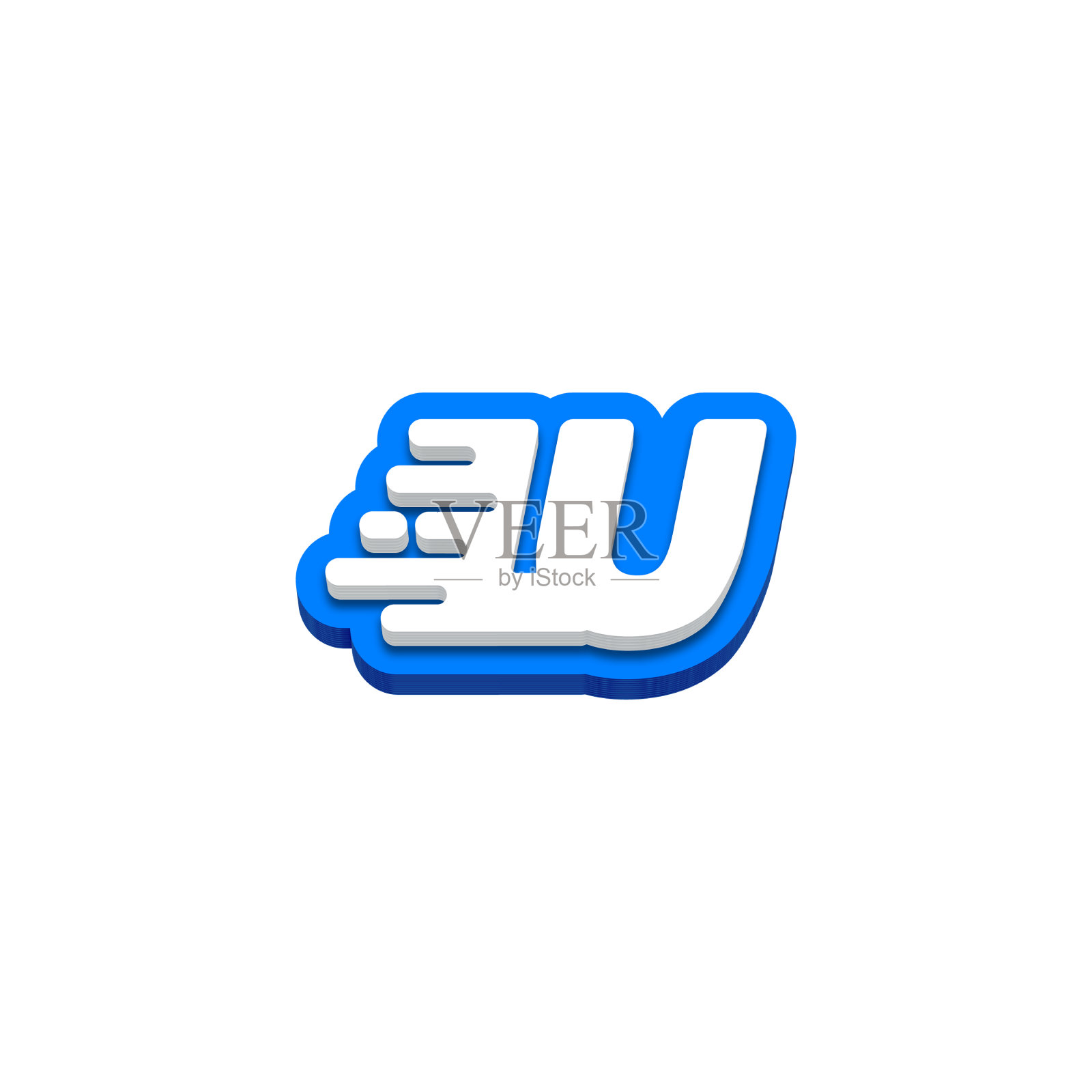 信禄快速度科技现代标志设计插画图片素材