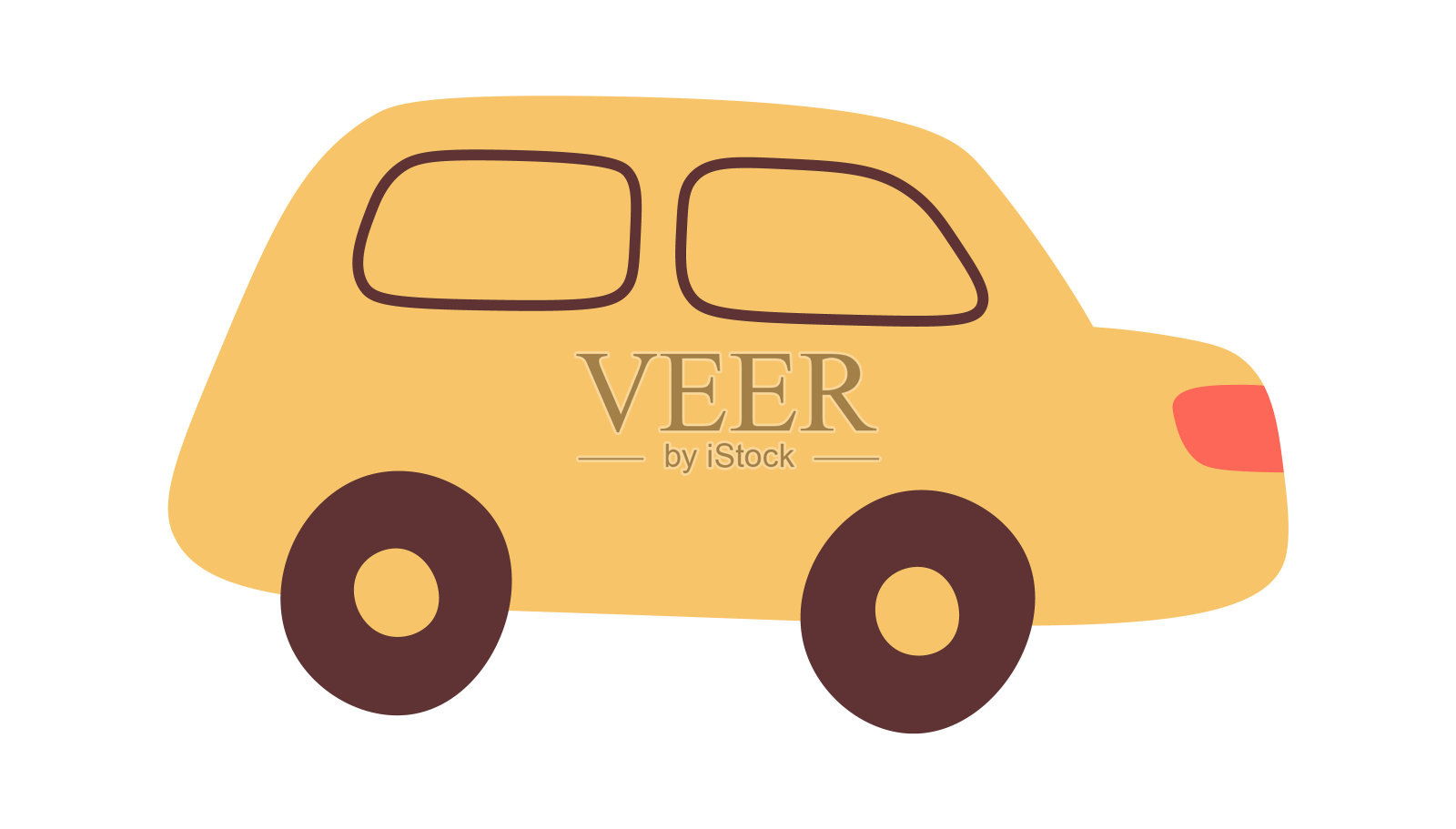 卡通汽车插画图片素材