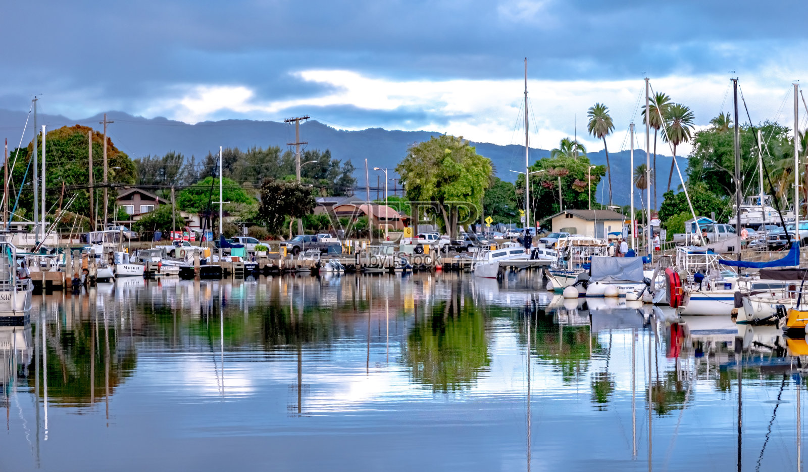 夏威夷瓦胡岛檀香山的风景照片摄影图片