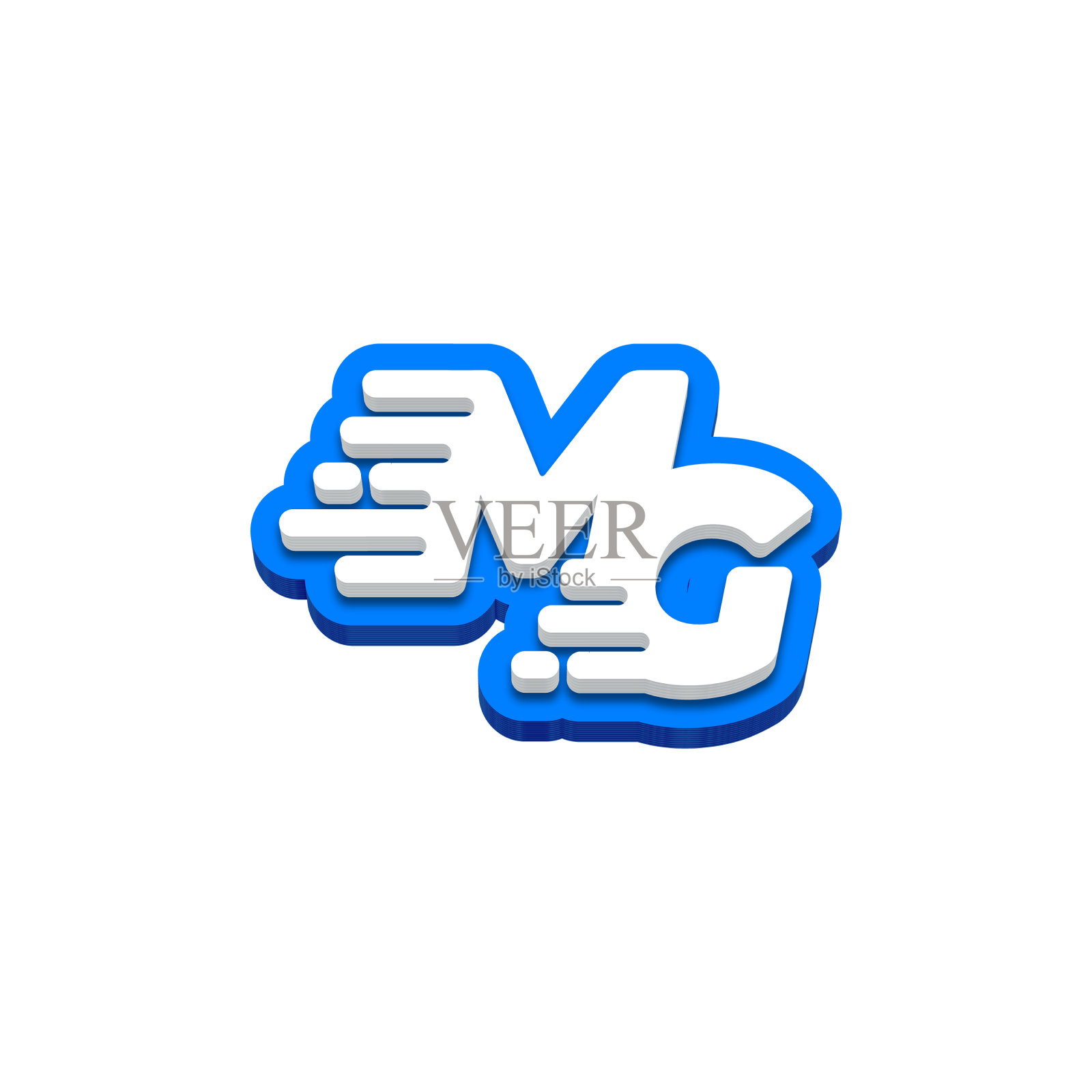 信速科技现代标志设计插画图片素材