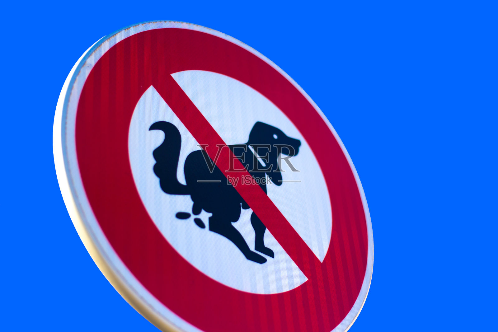 法国:禁止狗屎的标志/符号照片摄影图片