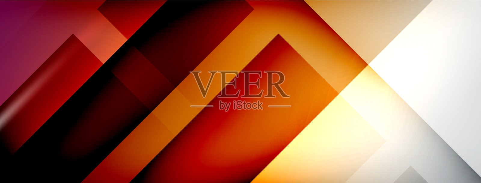 光和影的方块和线条抽象插画图片素材